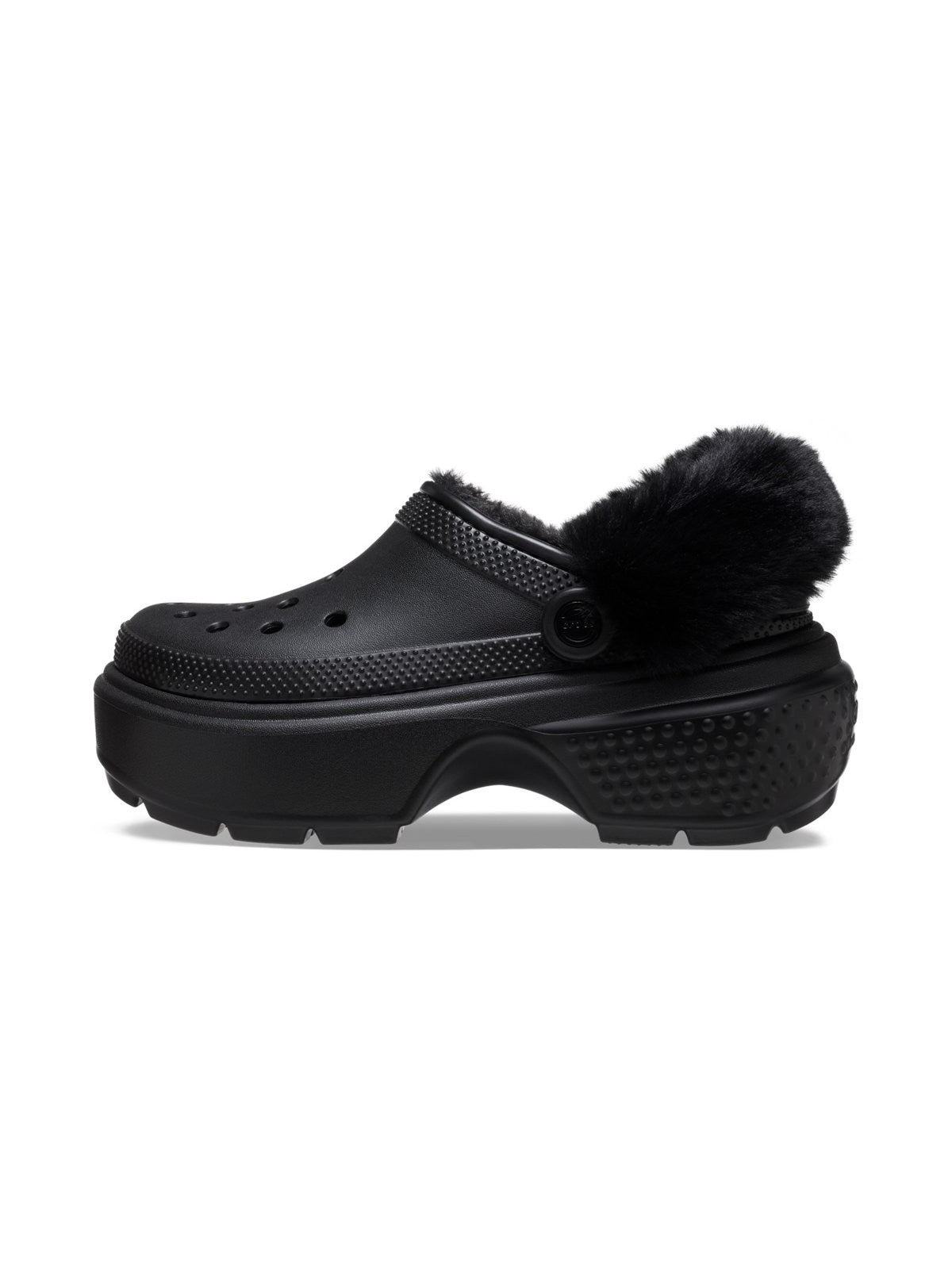 CROCS Ciabatta Donna Stomp Lined Clog 208546 BLK  Nero gioboutiqueweb