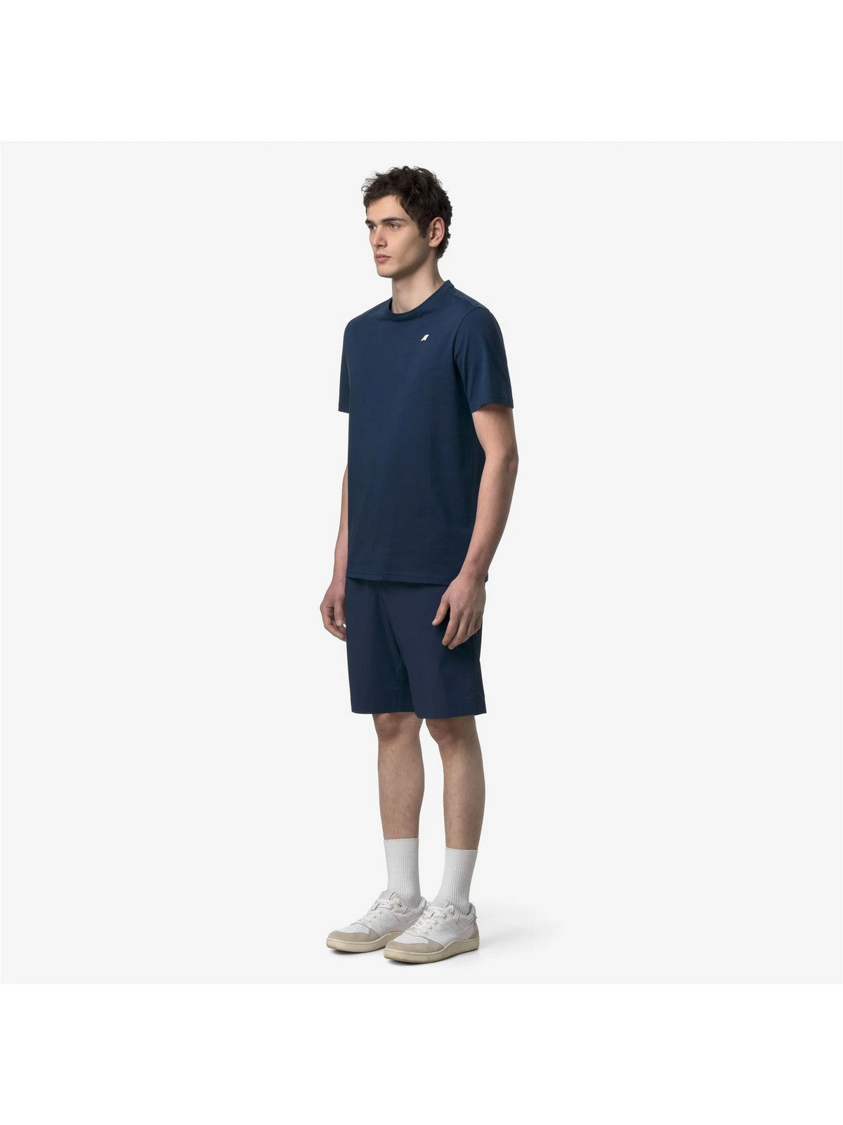 K-WAY T-shirt Uomo ODOM JERSEY K7125UW B67 Blue Insignia