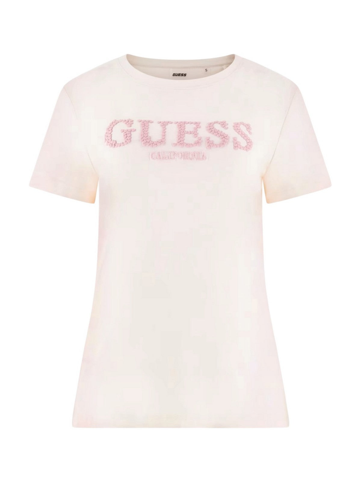 GUESS SPORT T-shirt Donna GIUDITTA CN SS T-SHIRT V6RI11 J1314 G012 CREAM WHITE
