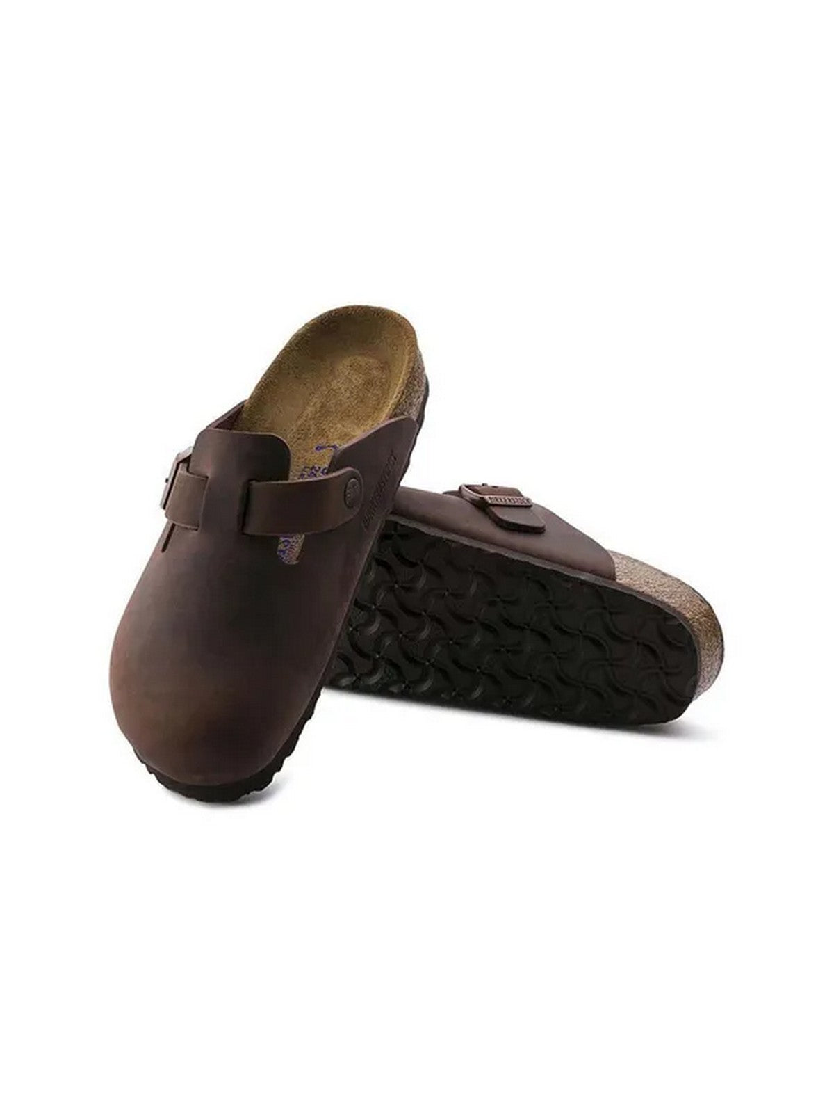 BIRKENSTOCK Sandalo Uomo Boston SFB habana, Oiled Leather 159713 Marrone gioboutiqueweb