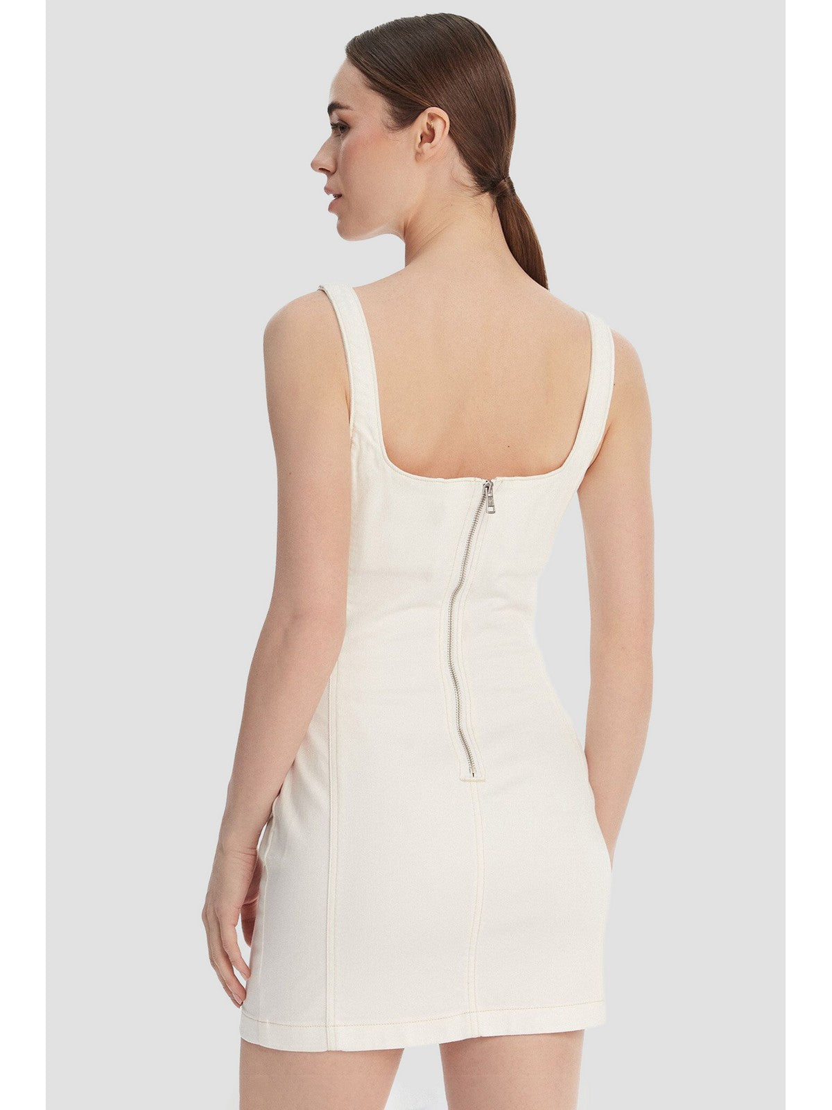 GUESS Abito Donna GJ MINI SUMMER DRESS W6GK00 D7871 GWSH GJ WHITE SHINE