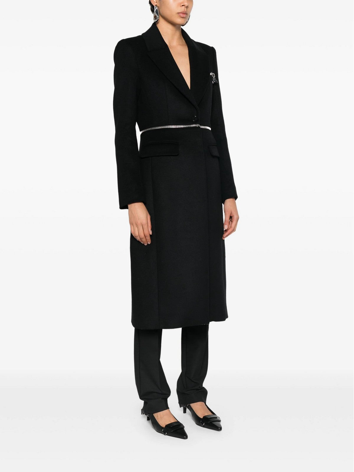 Patrizia Pepe Woman Coat 2o0166 A171 K103 Negro