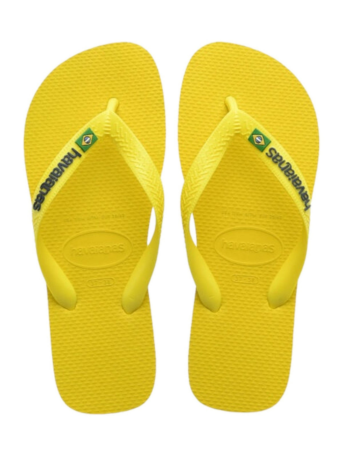 HAVAIANAS Infradito Unisex adulto Hav. Brasil Logo Neon 4149370.8809 Giallo