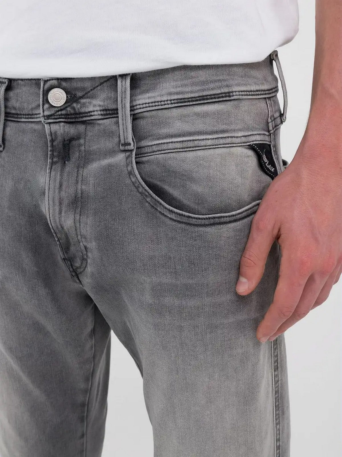 REPLAY Jeans Uomo  M914E00066107B 096 MEDIUM GREY gioboutiqueweb