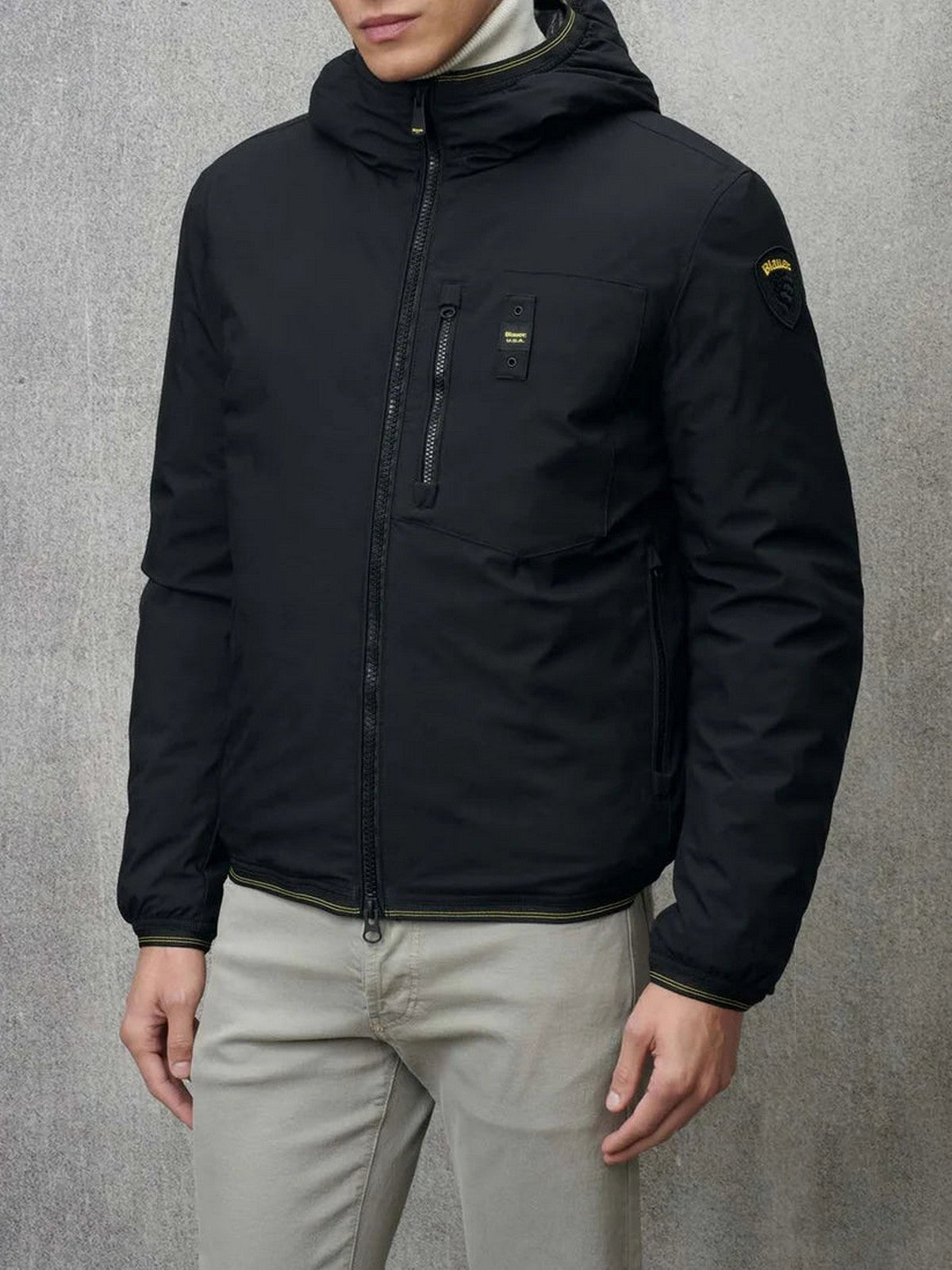 BLAUER Piumino Uomo DERRY 25WBLUC08030 005480 999 Nero
