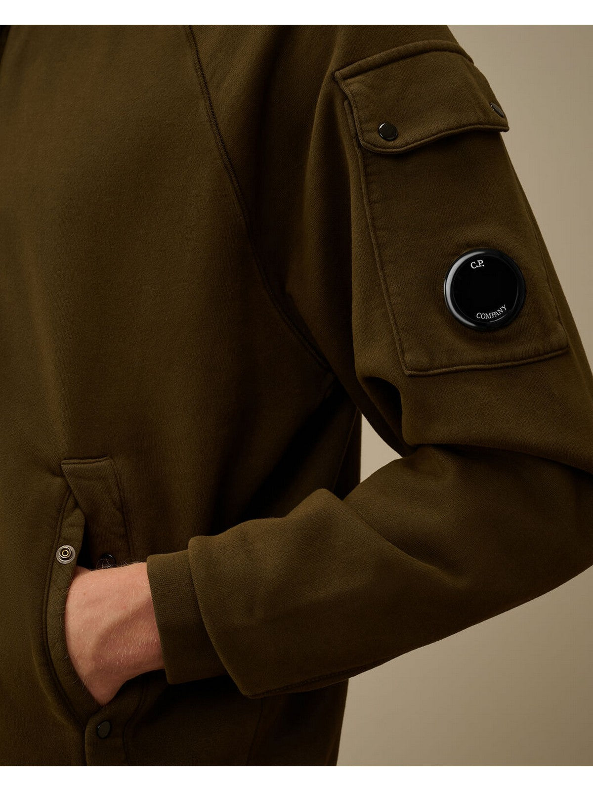 C.P. COMPANY Felpa Uomo  19CMSS205A006372G 683 683 - IVY GREEN