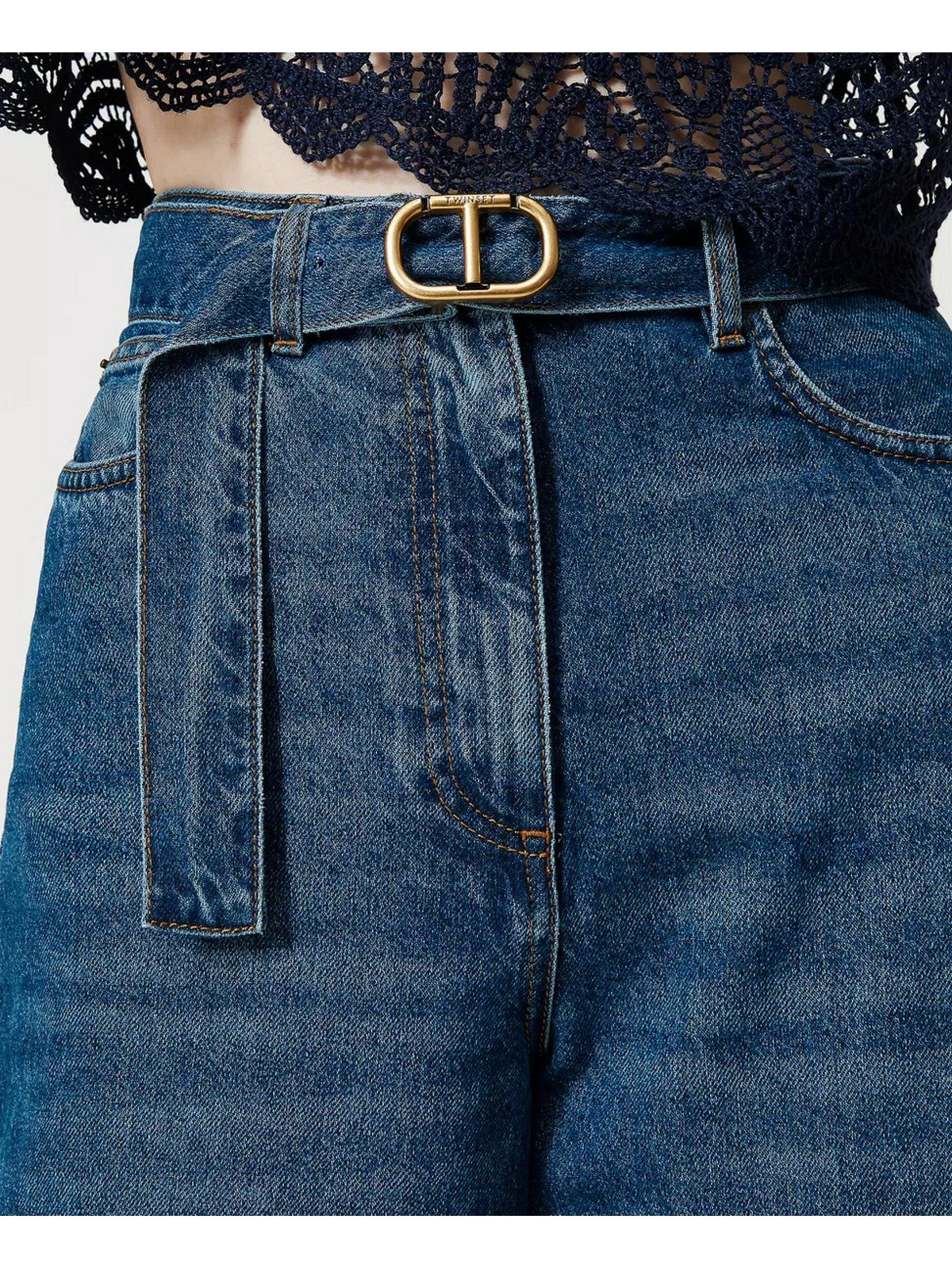 TWINSET Jeans Donna  241TP2662 00078 Blu