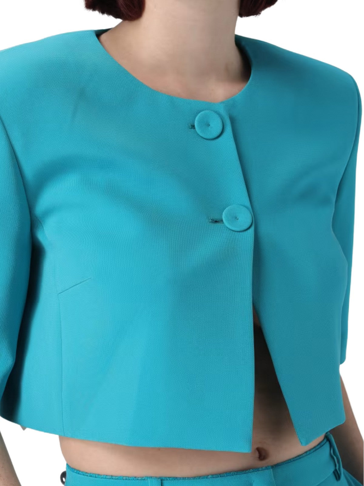 PINKO Giacca Donna PLATANO SPENCER CANVAS TECNICO 106608-A32Z V76 VERDE MATTONELLA