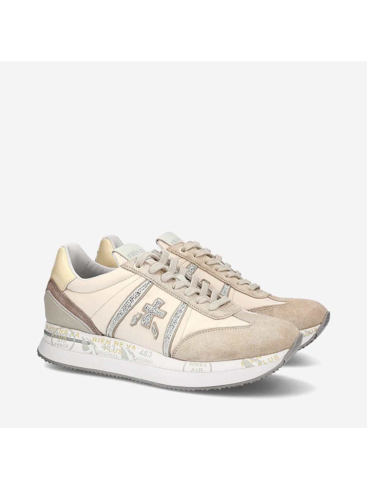 PREMIATA Baskets Femme CONNY VAR 6671 Beige