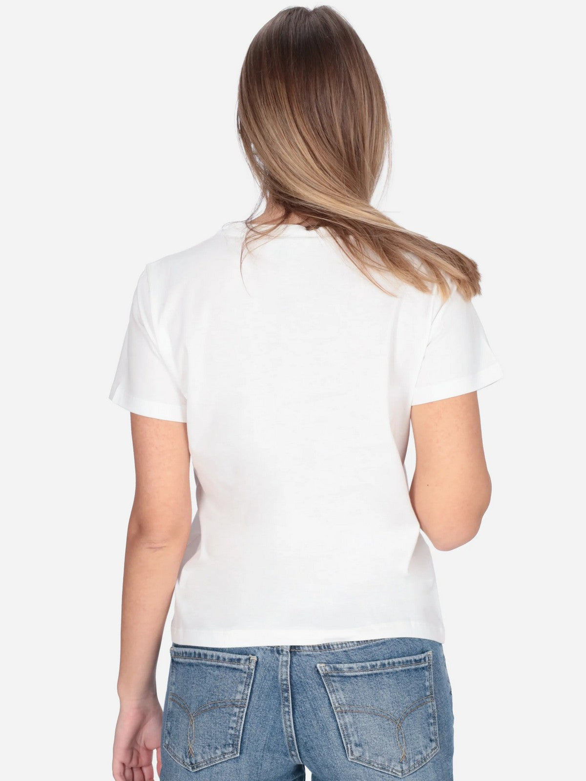 PINKO T-shirt Donna FIDENZA T-SHIRT 107094-A3C7 ZR2 BIANCO/ROSSO
