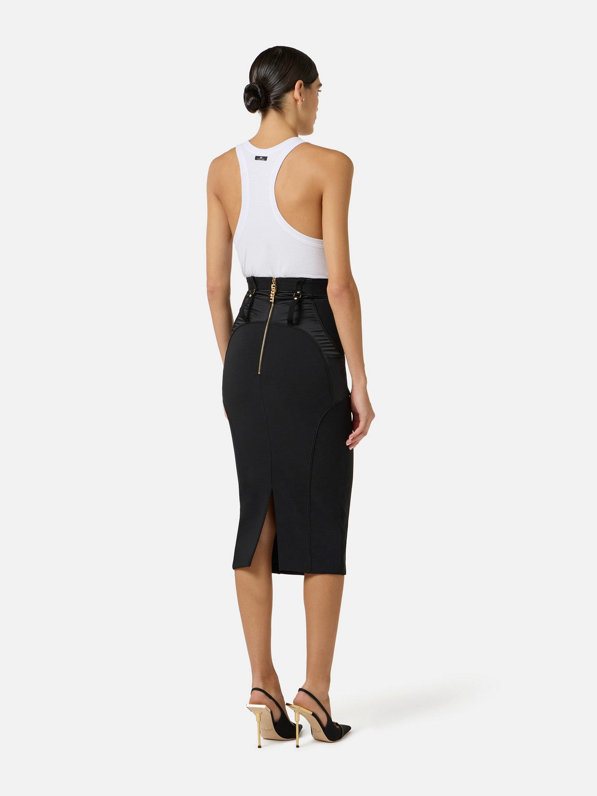 ELISABETTA FRANCHI Gonna Donna  GO14862E2 110 Nero
