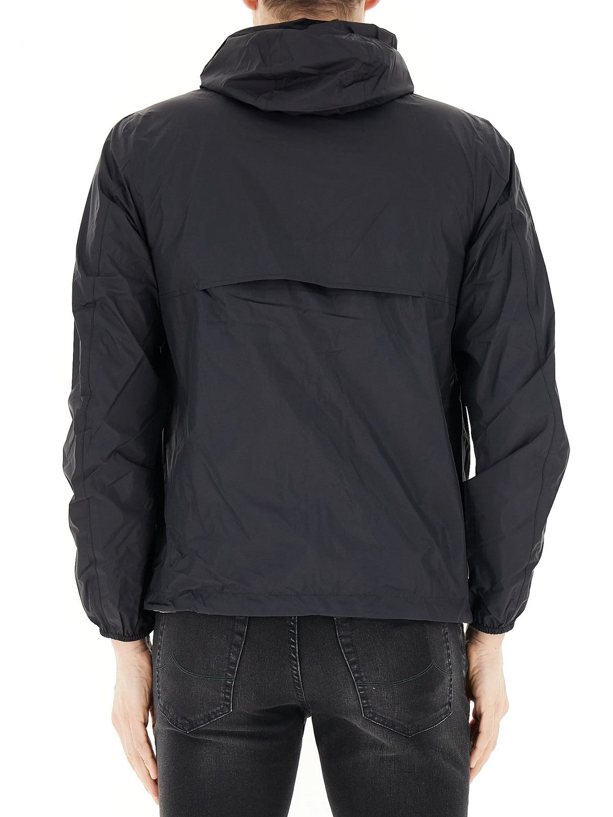K-WAY Giubbino Uomo JAKE PLUS.2 DOUBLE K2124EW B0R Black Pure - Green L