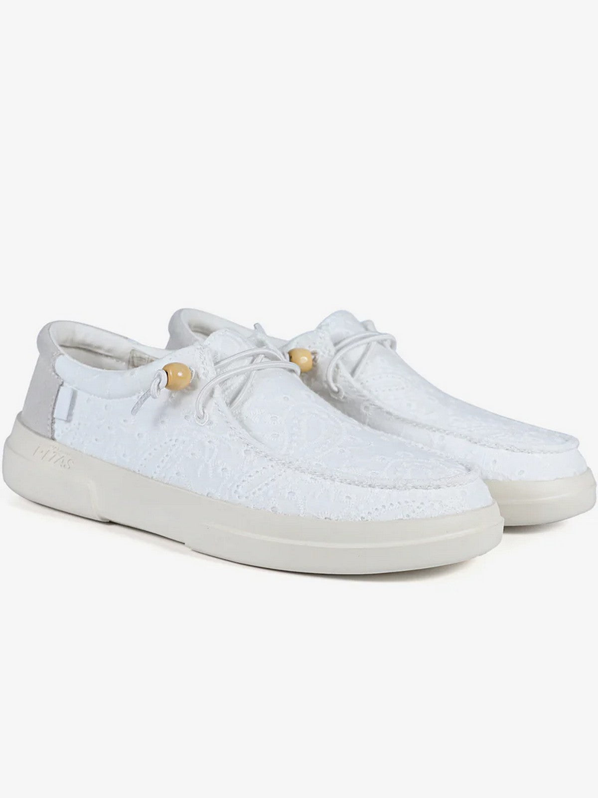 Pitas Moccasin Frau Kila Blancco White