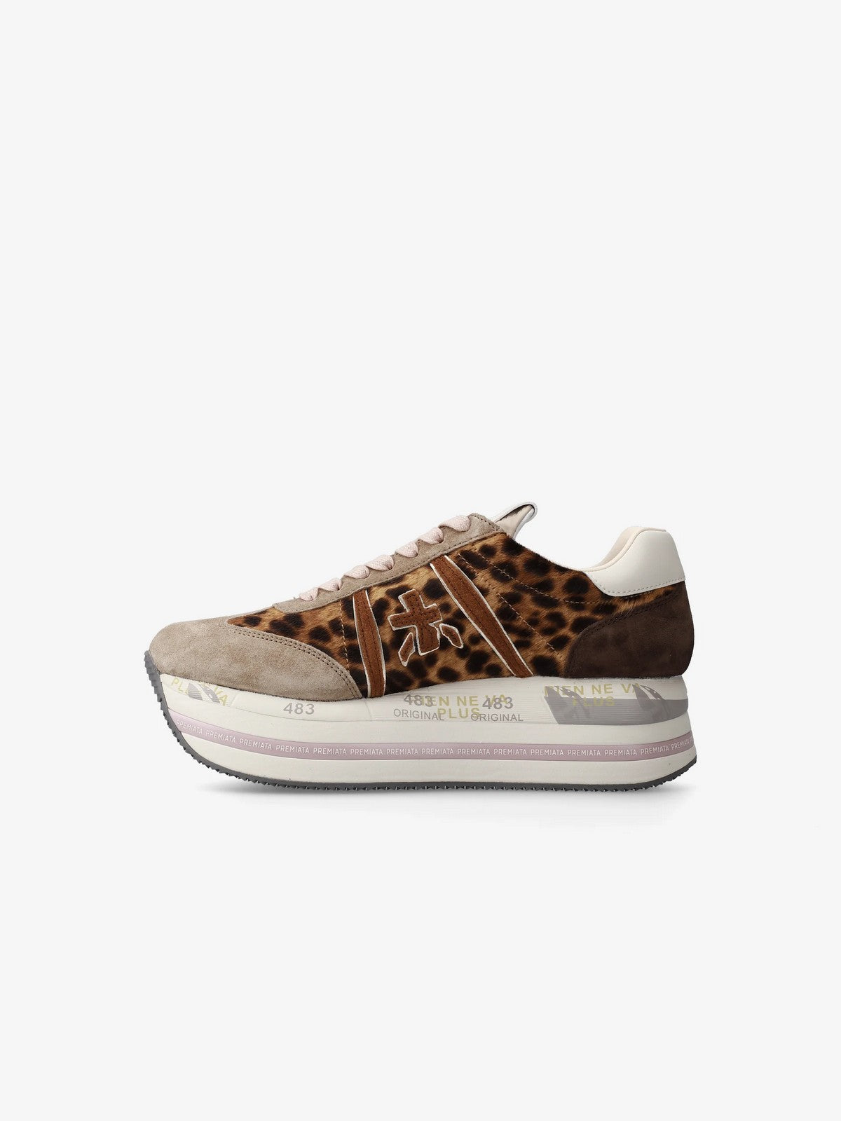 PREMIATA Sneaker Donna  BETH VAR 7741 ANIMALIER LEO