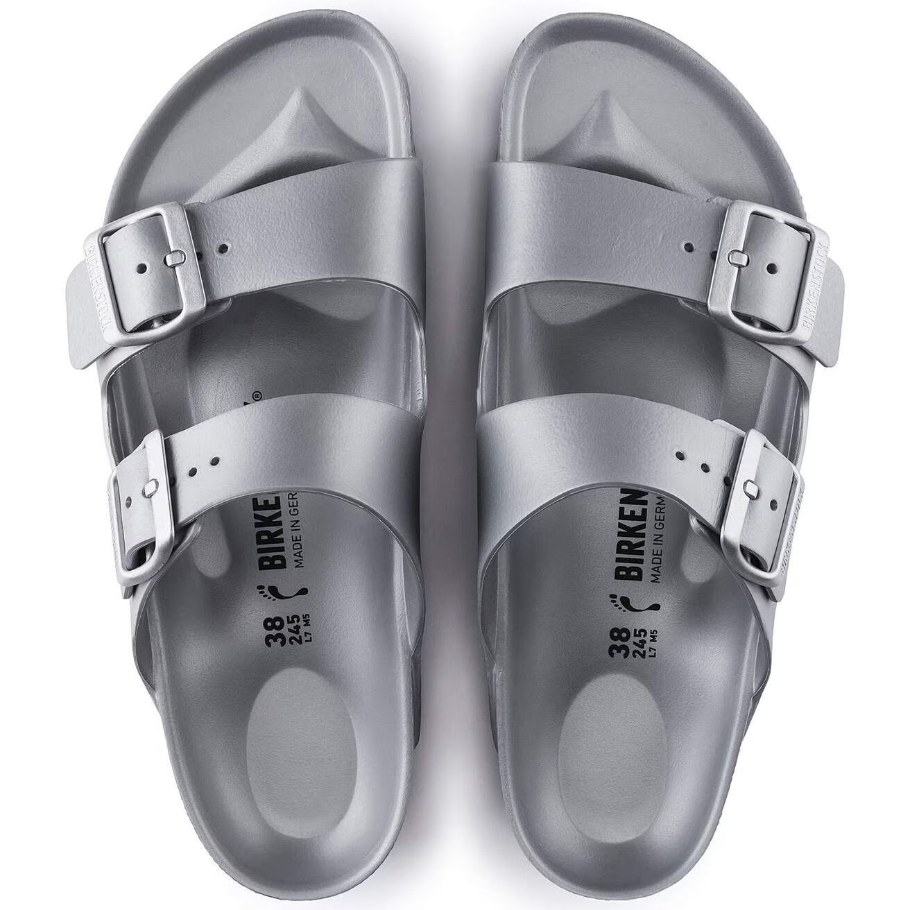 BIRKENSTOCK Sandalo Donna Arizona EVA metallic silver, EVA 1003491 SILVER