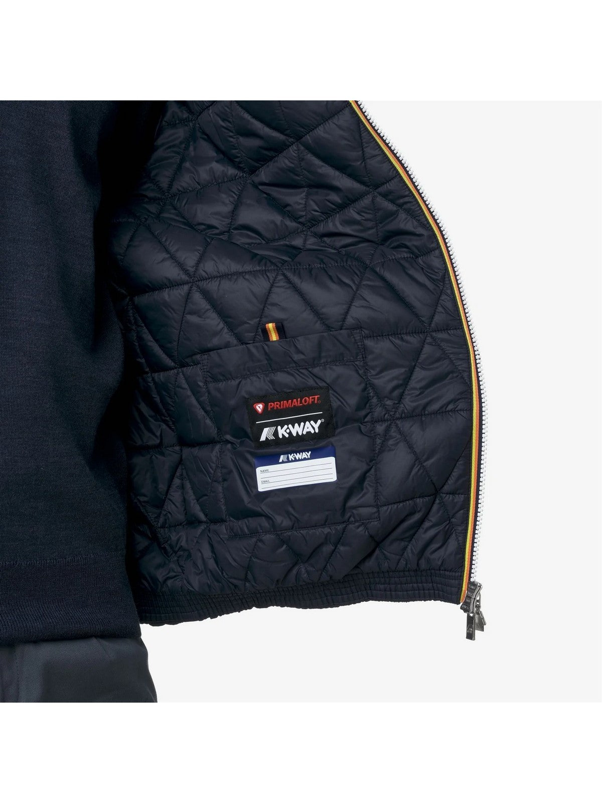 K-WAY Giubbino Uomo JACK PLAIN WARM K2136DW K89 BLUE DEPTH
