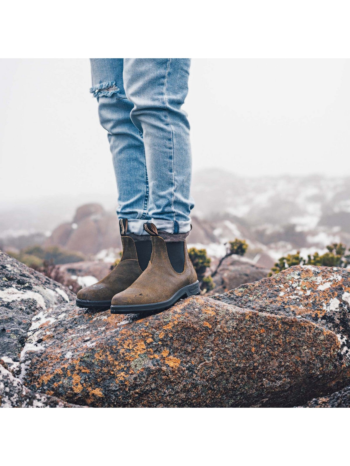 BLUNDSTONE Stivali e Stivaletti Uomo  1615 DARK OLIVE SUEDE