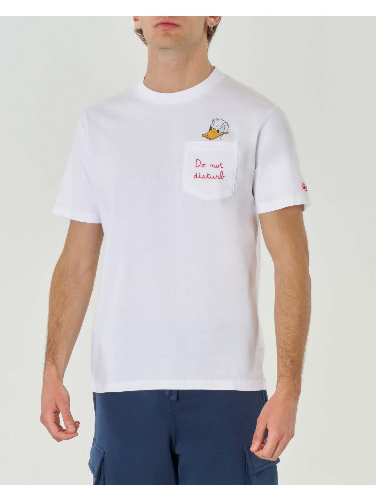 MC2 Saint Barth Camiseta y poste para hombres Austin 04787f blanco