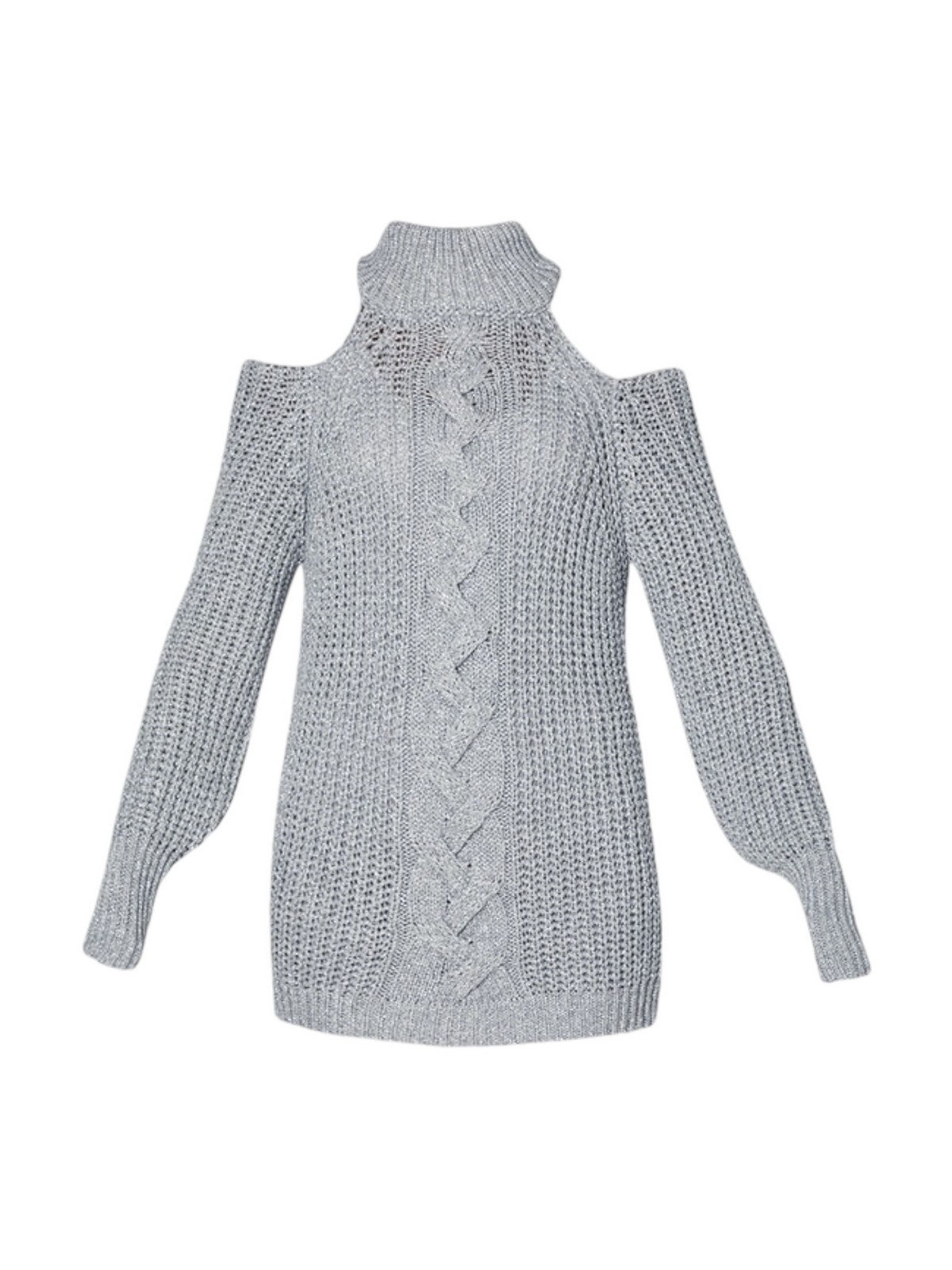 Liu Jo White Maglione Dolcevita Frau WF4444MAG60 04729 Silber