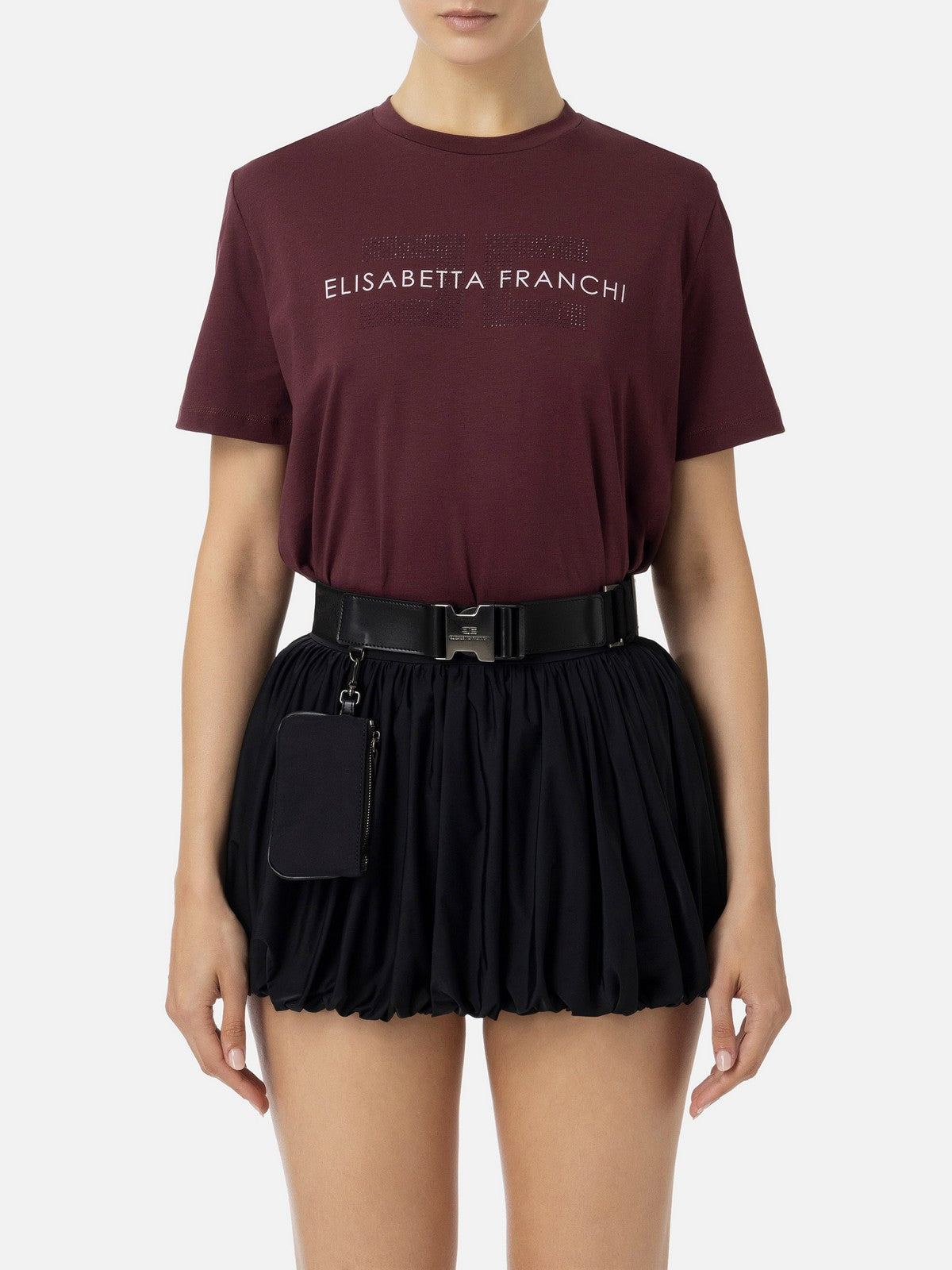 ELISABETTA FRANCHI Camiseta y pole MA00346E2 CG3 RED