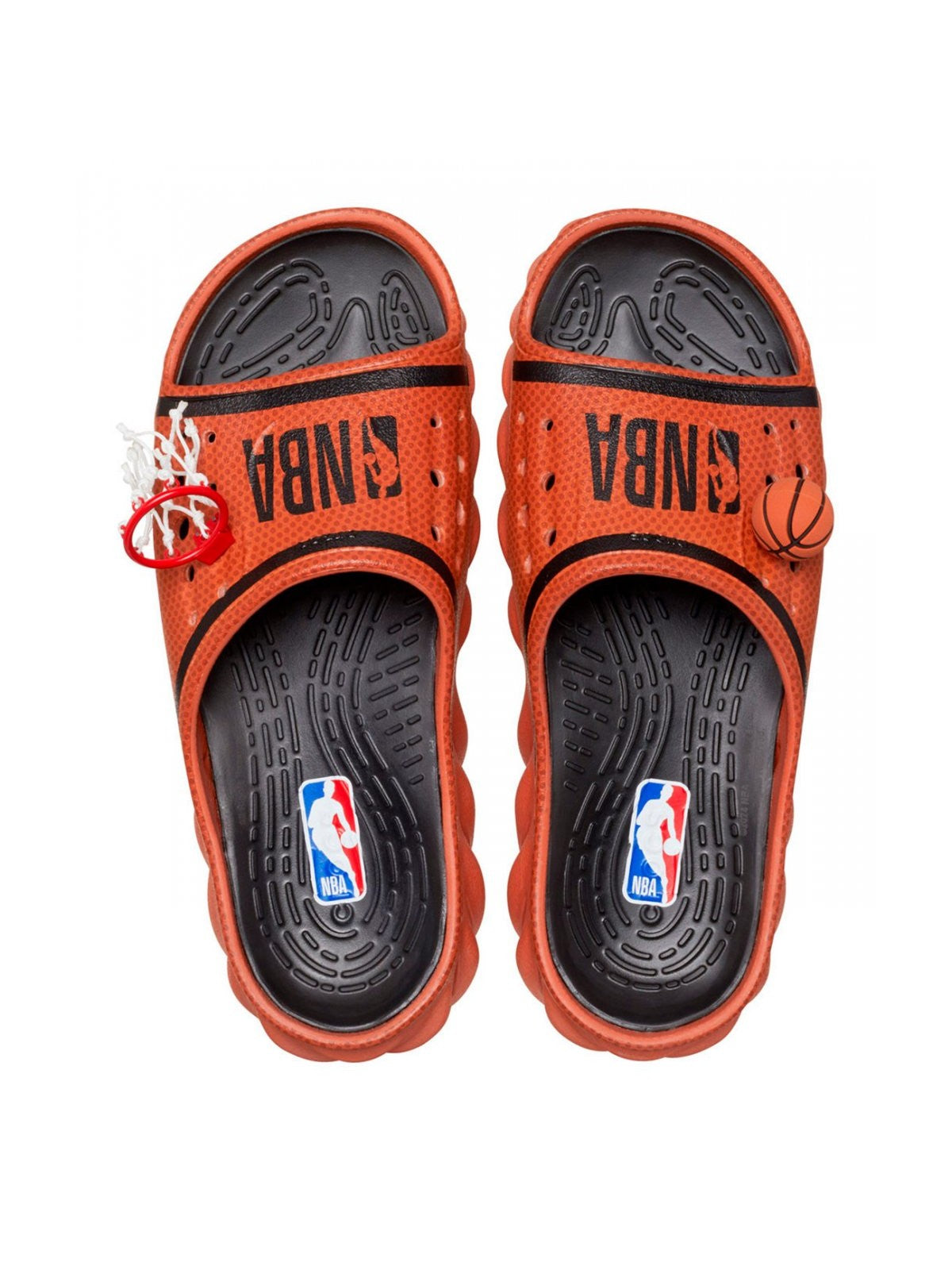 Crocs Ciabatta Uomo NBA Echo Slide 209791 805 Brown