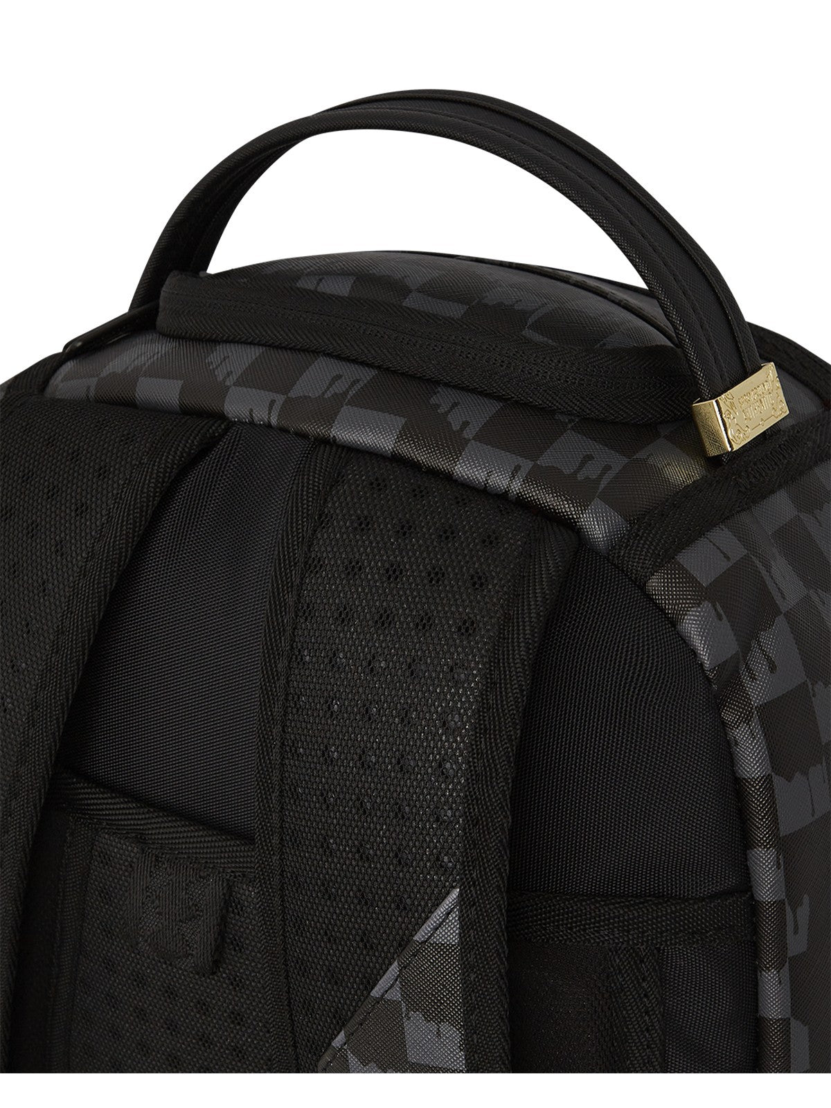 SPRAYGROUND Zaino Uomo DRIP CHECK SHARK 910B6020NSZ Nero gioboutiqueweb