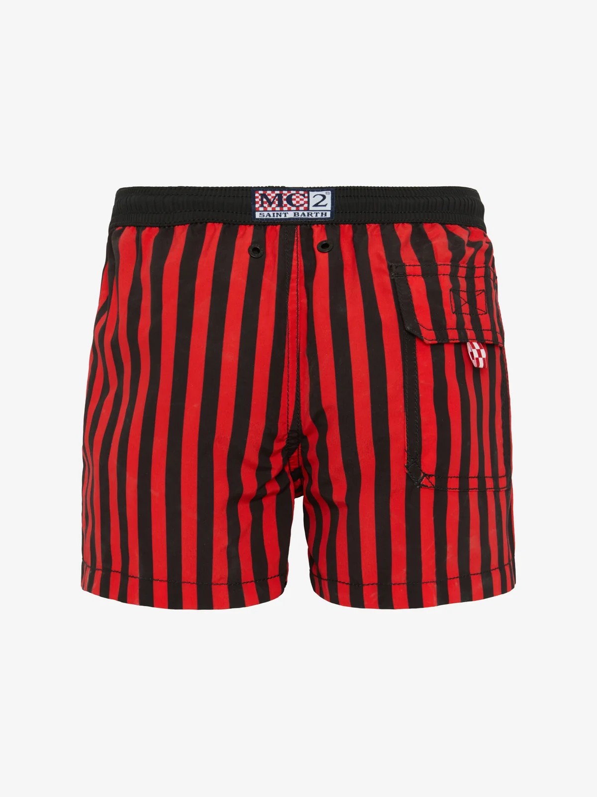 MC2 SAINT BARTH Costume da bagno Bambini e ragazzi  JEAN 07456L MILAN STRIPES ROSSONERI 41 PT gioboutiqueweb