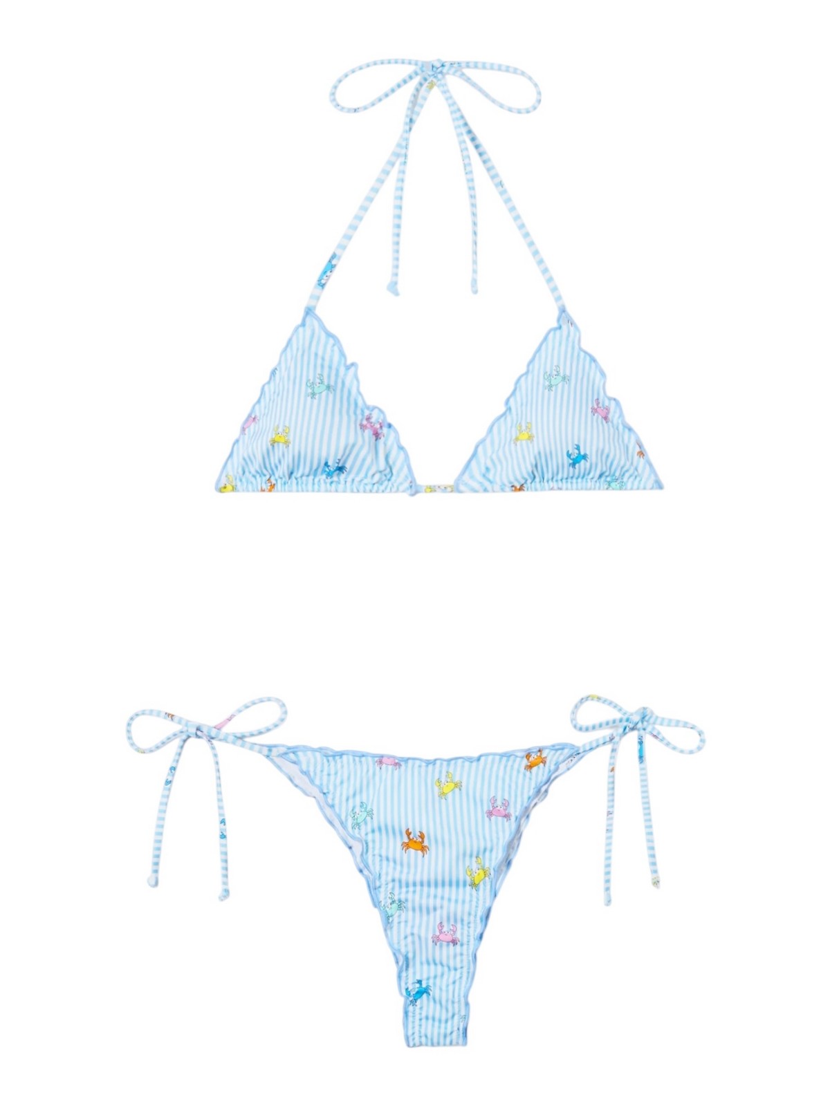 MC2 SAINT BARTH Costume da bagno Donna  SAGITAMI 01081L PINCHY MULTI STRIPES 30