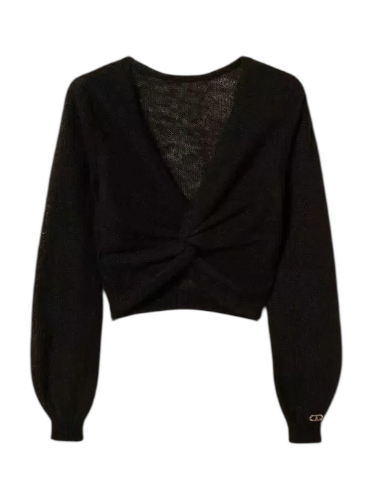 TWINSET Maglia Donna LIGHT MIX MOHAIR STITCHES 252TP3525 00006 Nero