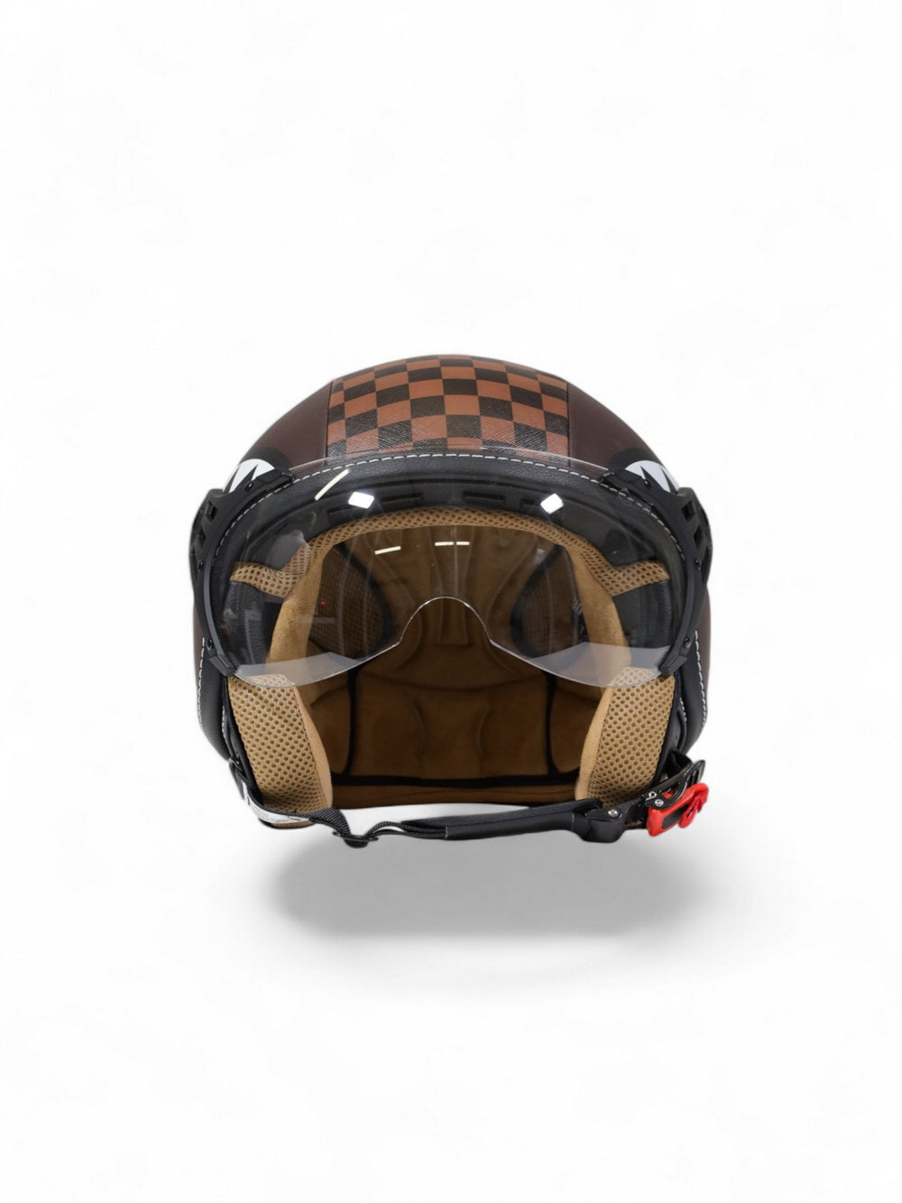 🎨 Decalcomanie Per Casco Ispirazione Calcio – Stile Marrone RWB (Taglia Unica) Adesivi Sportivi