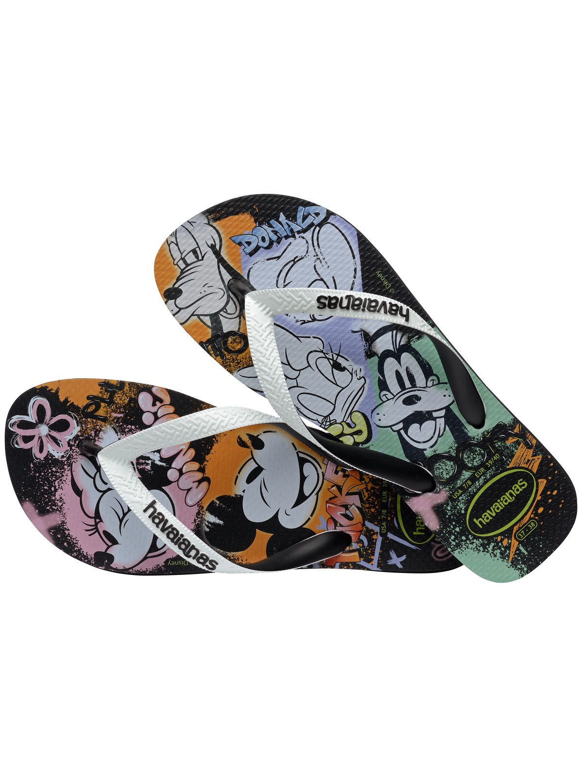 HAVAIANAS Infradito Donna Hav. Disney Stylish 4123500.4747 Nero gioboutiqueweb