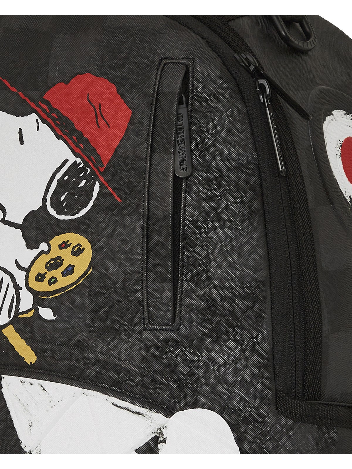 SPRAYGROUND Zaino Uomo SNOOPY PAINTING SHARK DLXSV BACKPACK 910B7686NSZ Nero gioboutiqueweb