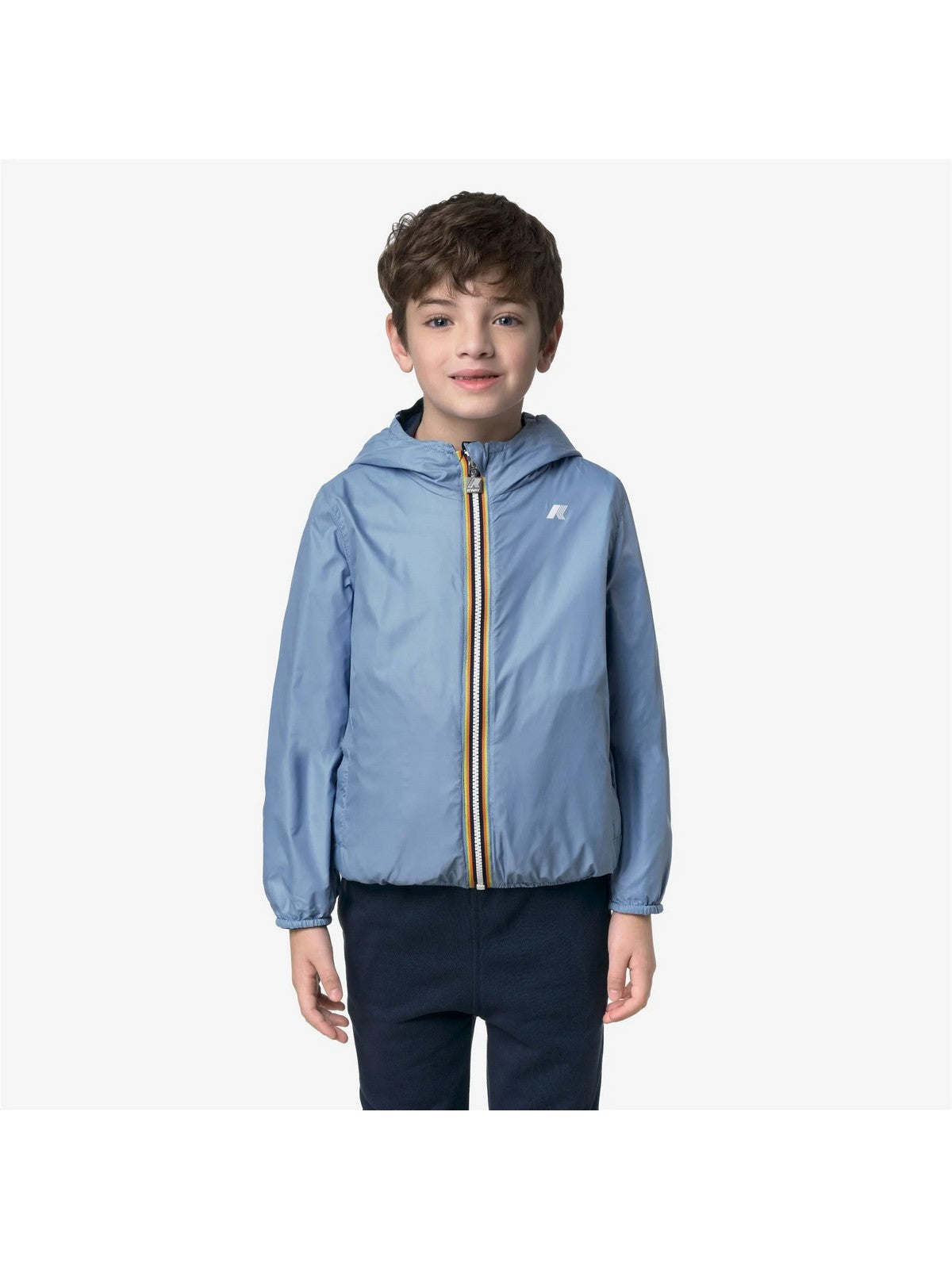 K-WAY KIDS Giubbino Bambini e ragazzi P. JAKE PLUS.2 DOUBLE K61314W C52 Blue Insignia - Blue