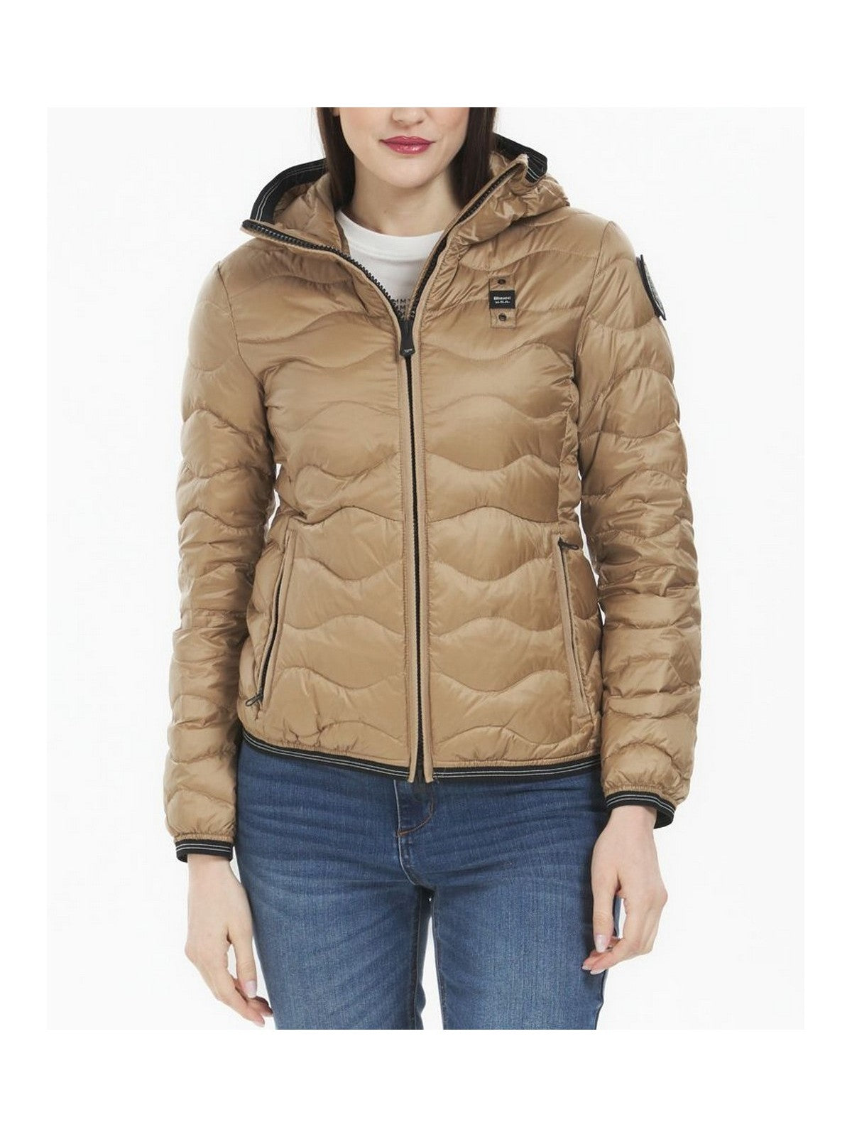 BLAUER Piumino Donna CAMELIA 26SBLDC03169 007455 327 BEIGE NATURALE