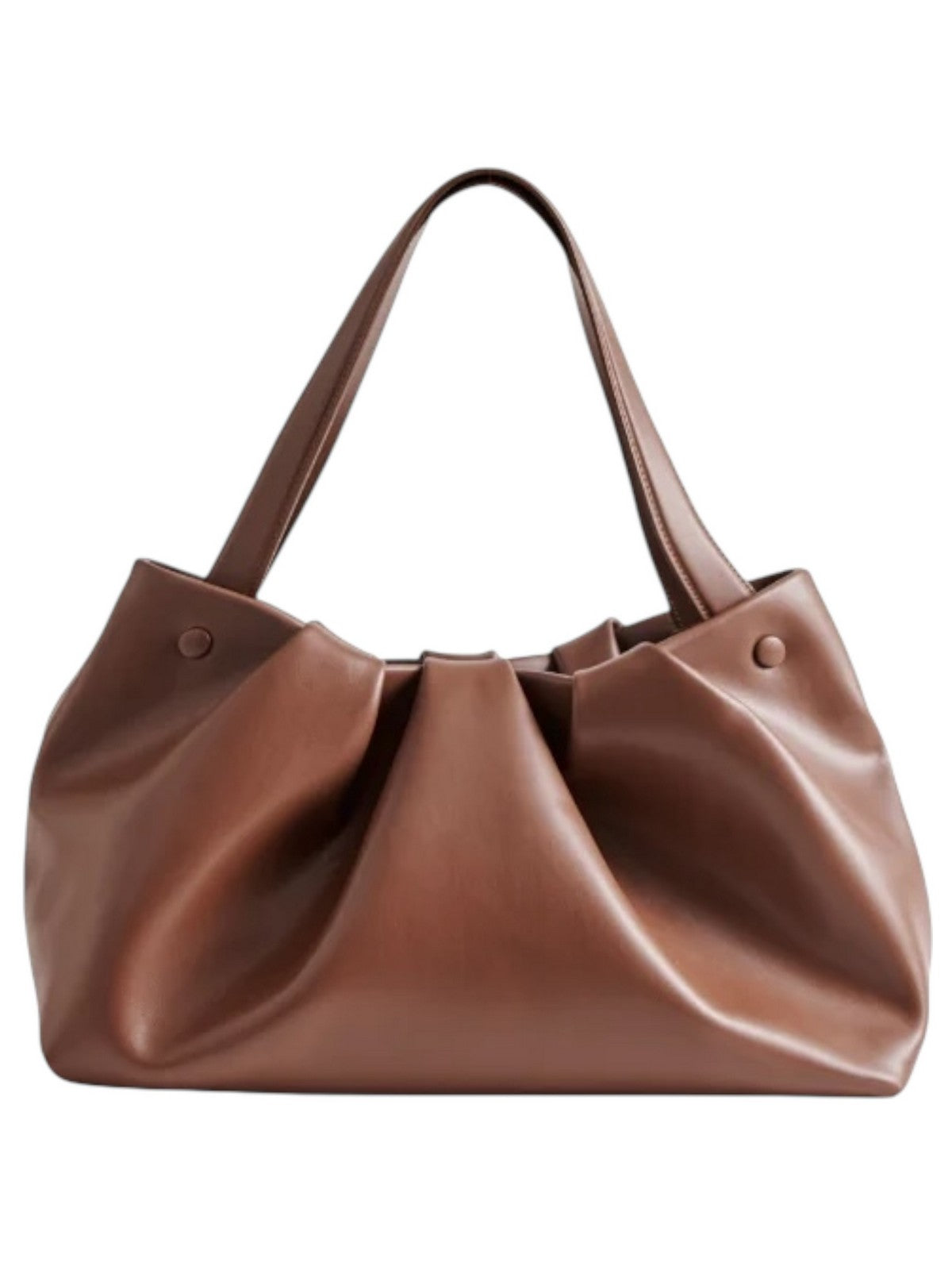 THEMOIRè Athena vegan fabric bag brown eco-friendly design 