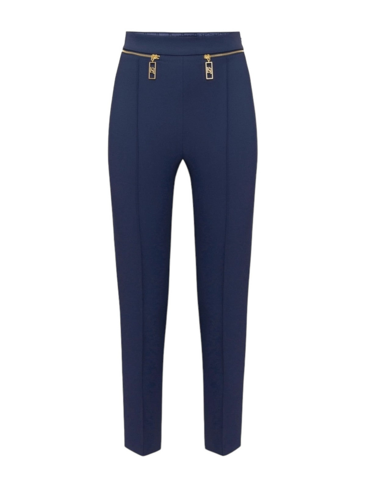 Elisabetta Franchi Pantalone Frau Pa03646e2 B75 Blau