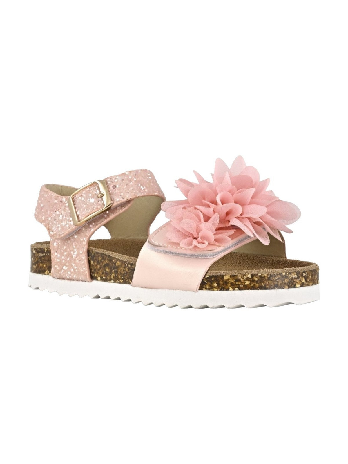 Colors of california sandal girls and girls sandal with flowers hc.2406 fpin pink