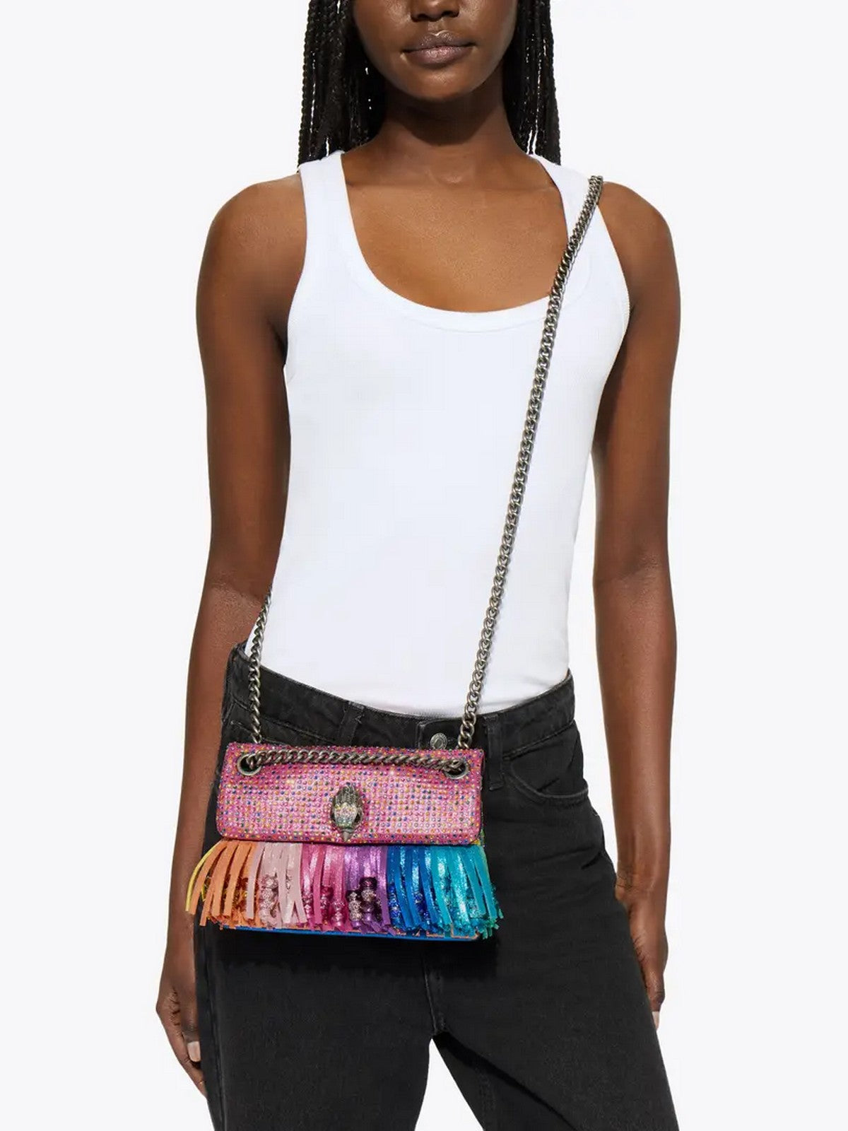 KURT GEIGER Borsa Donna 690-MINI KENSINGTON FRINGES 5607169609 MULT/OTHER MULT/OTHER
