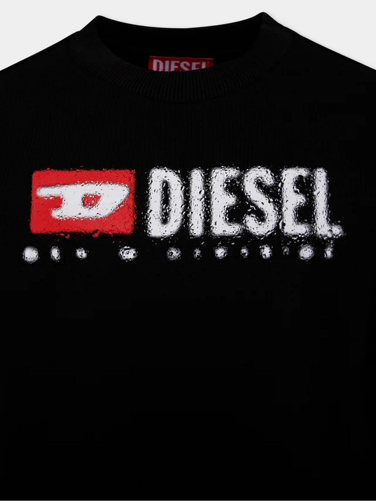 DIESEL Felpa Bambini e ragazzi  J02483 KYAZ3 K900 Nero gioboutiqueweb