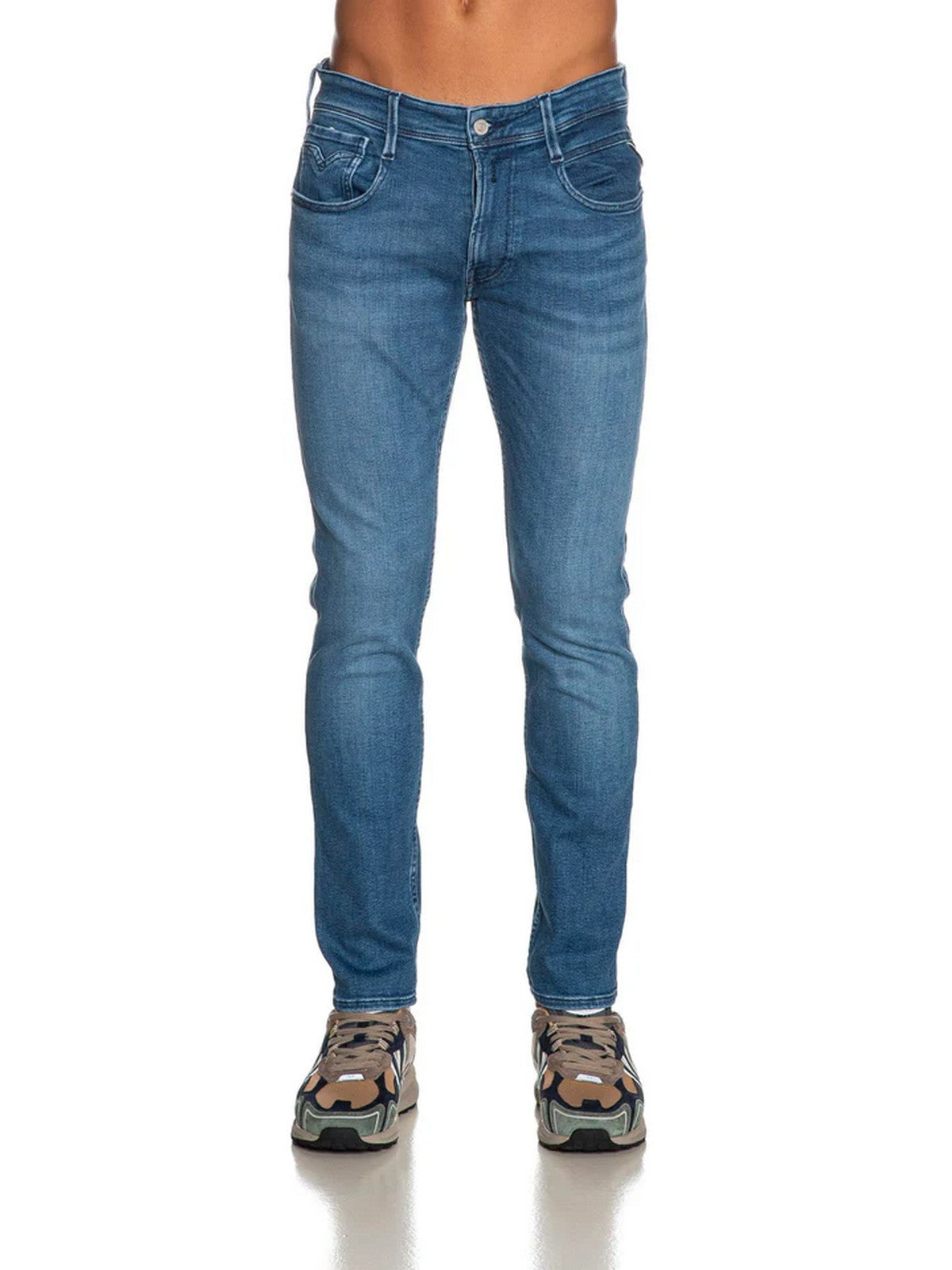 REPLAY Jeans Uomo ANBASS M914000261C39 009 MEDIUM BLUE