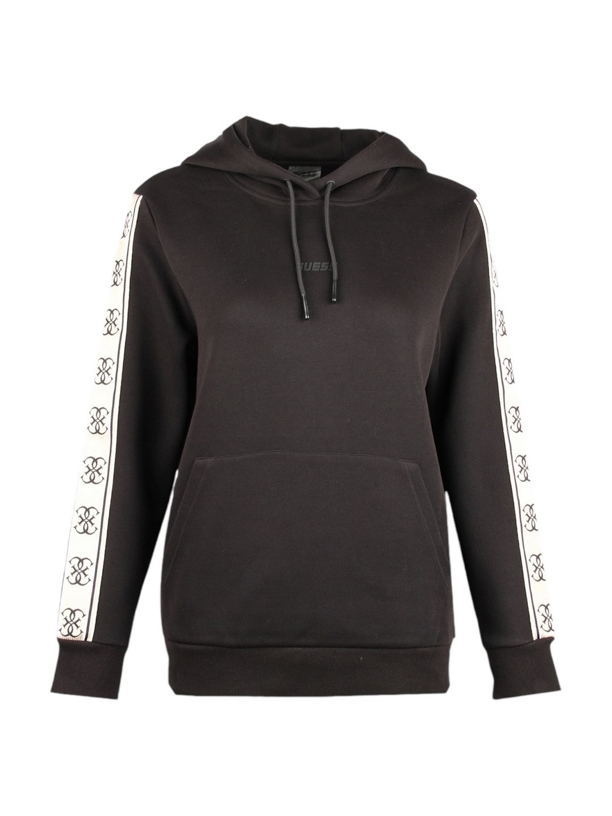 GUESS SPORT Felpa Donna CARLA HOODED SWEATSHIRT V4YQ11 KB3P2 JBLK Nero gioboutiqueweb