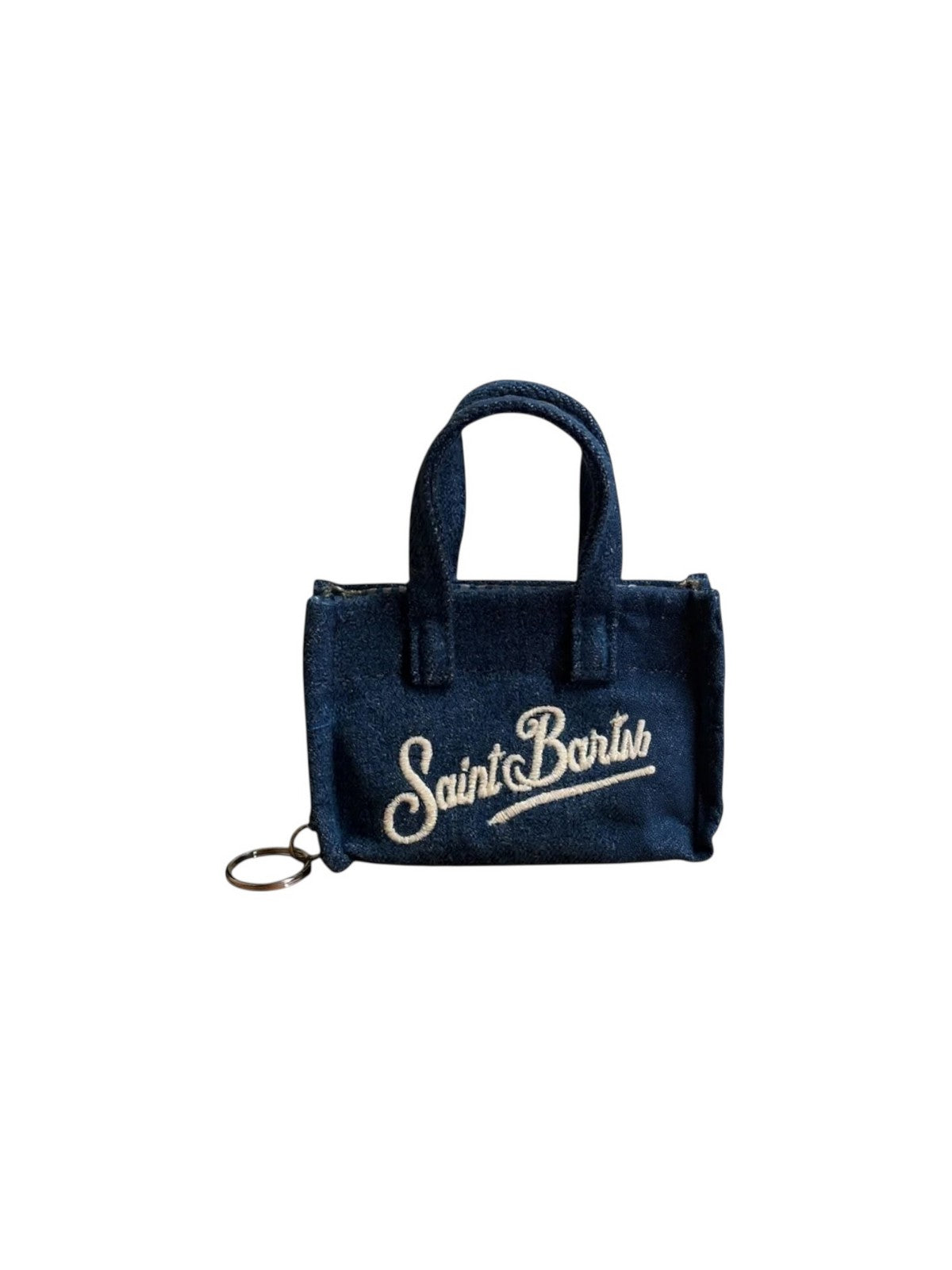 MC2 SAINT BARTH Portachiavi Donna  KEY BAG DENIM 00436L DENIM EMB