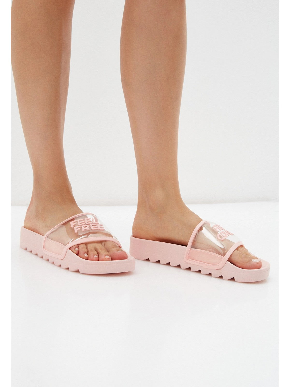 Colors of California Ciabatta Woman Slide About Plexi HC.jinfy407 Fpin Rosa