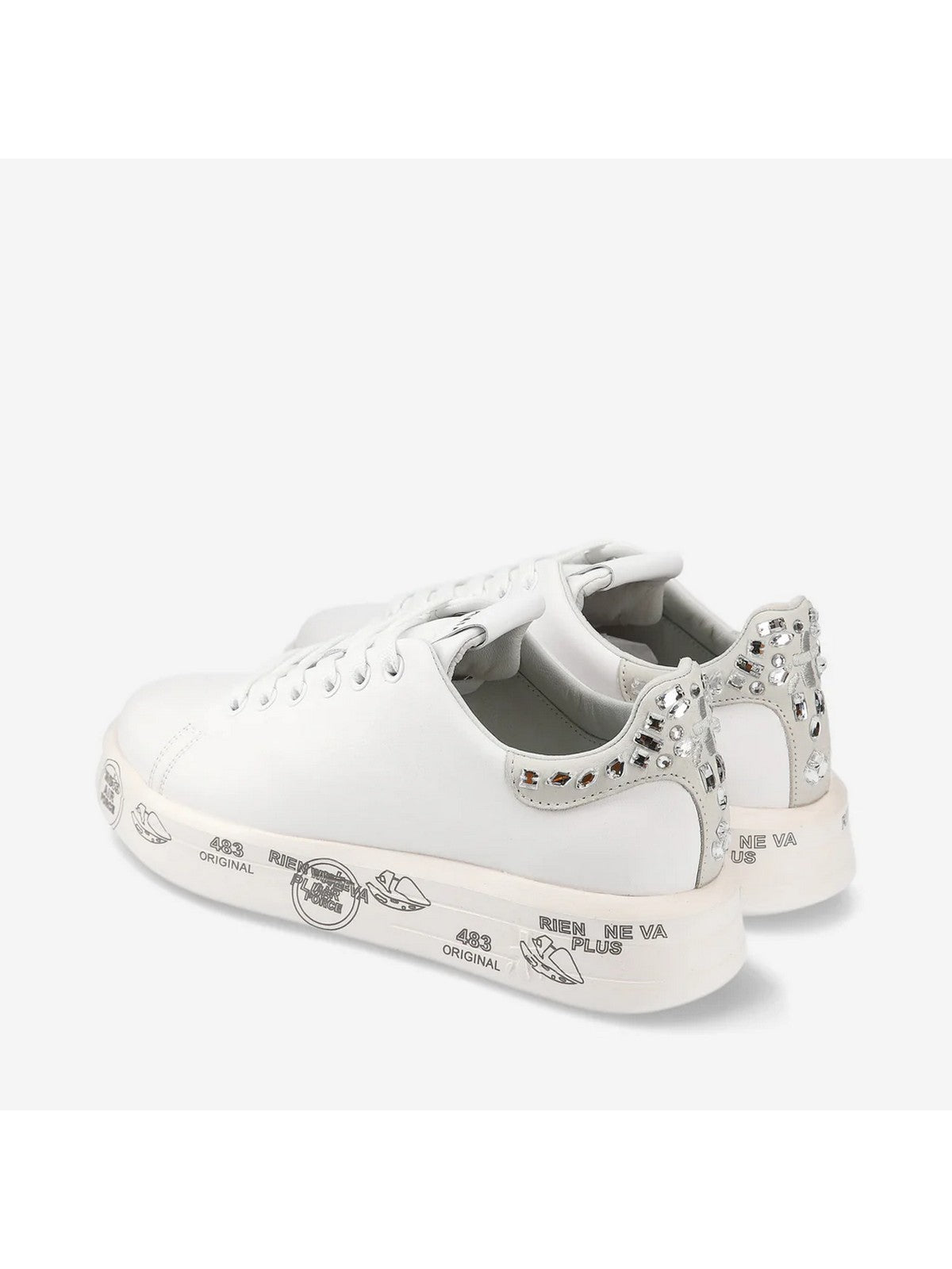 PREMIATA Baskets Femme BELLE VAR 6712 Blanc