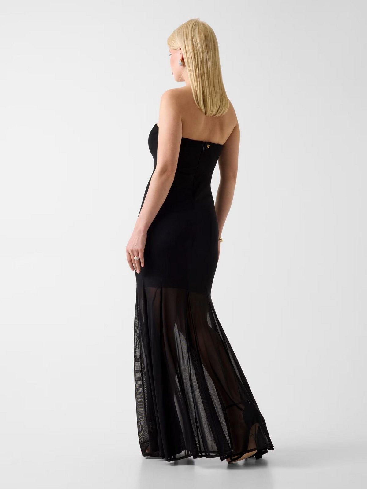 MARCIANO Abito Donna FLOR STRAPLESS BANDAGE MAXI G6GK55 Z0664 JBLK Jet Black A996