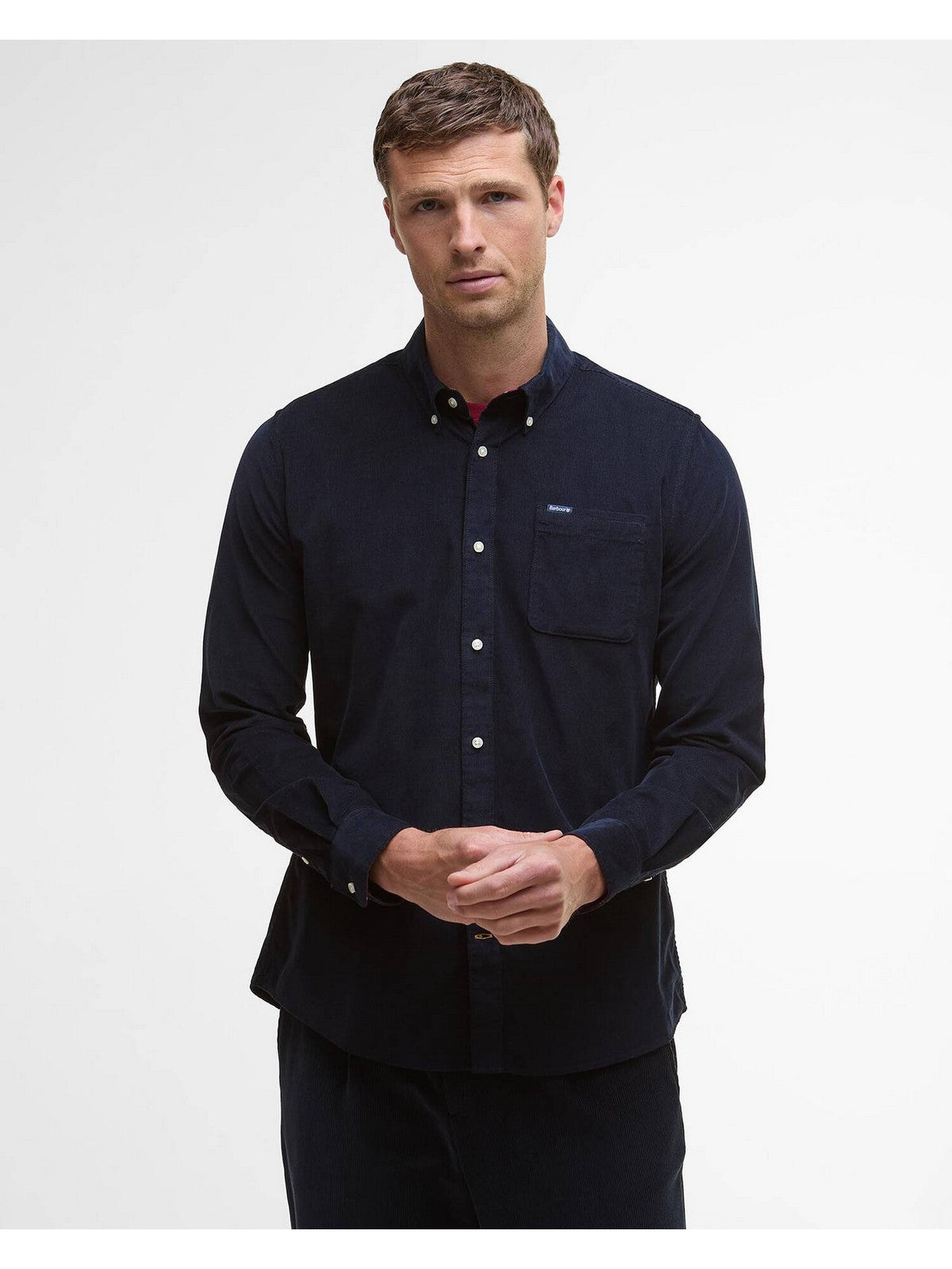 BARBOUR Herrenhemd RAMSEY MSH5001 MI32 NAVY/ROT