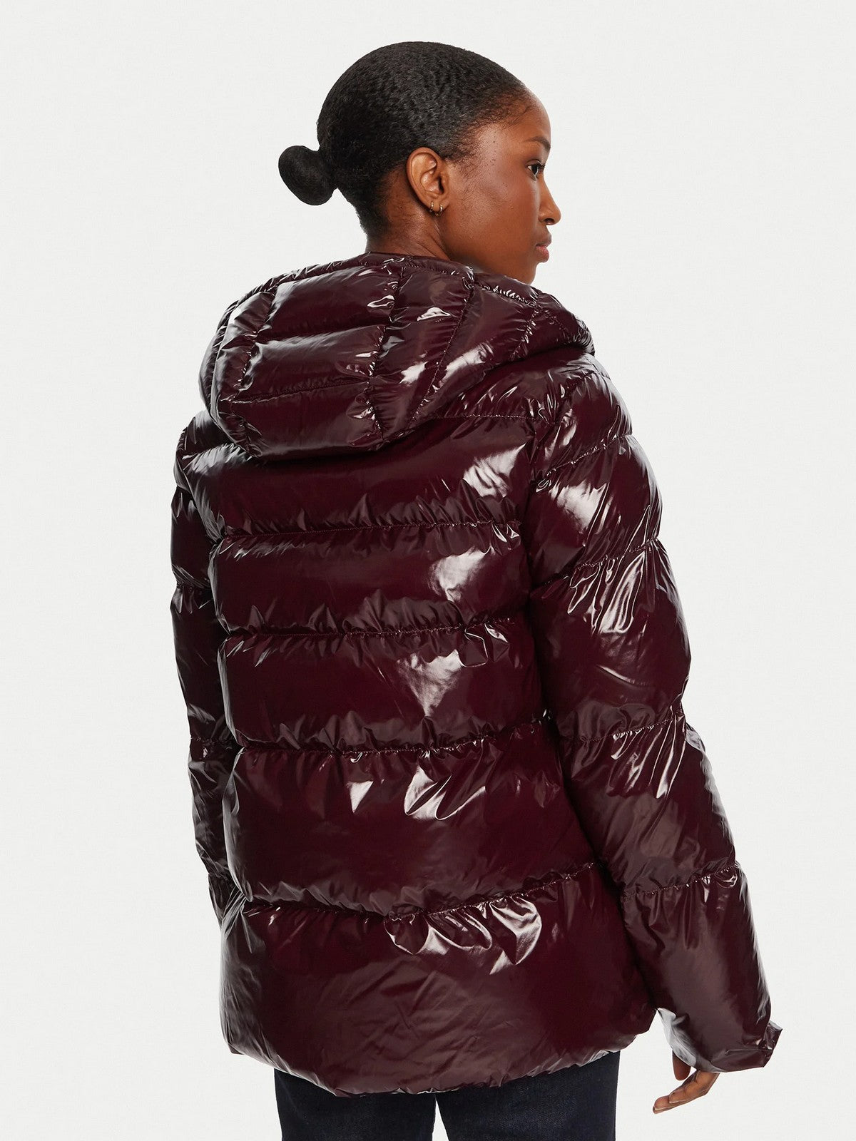 PINKO Piumino Donna ELEODORO CABAN 101597-A2P7 RR7 BORDEAUX SCURO