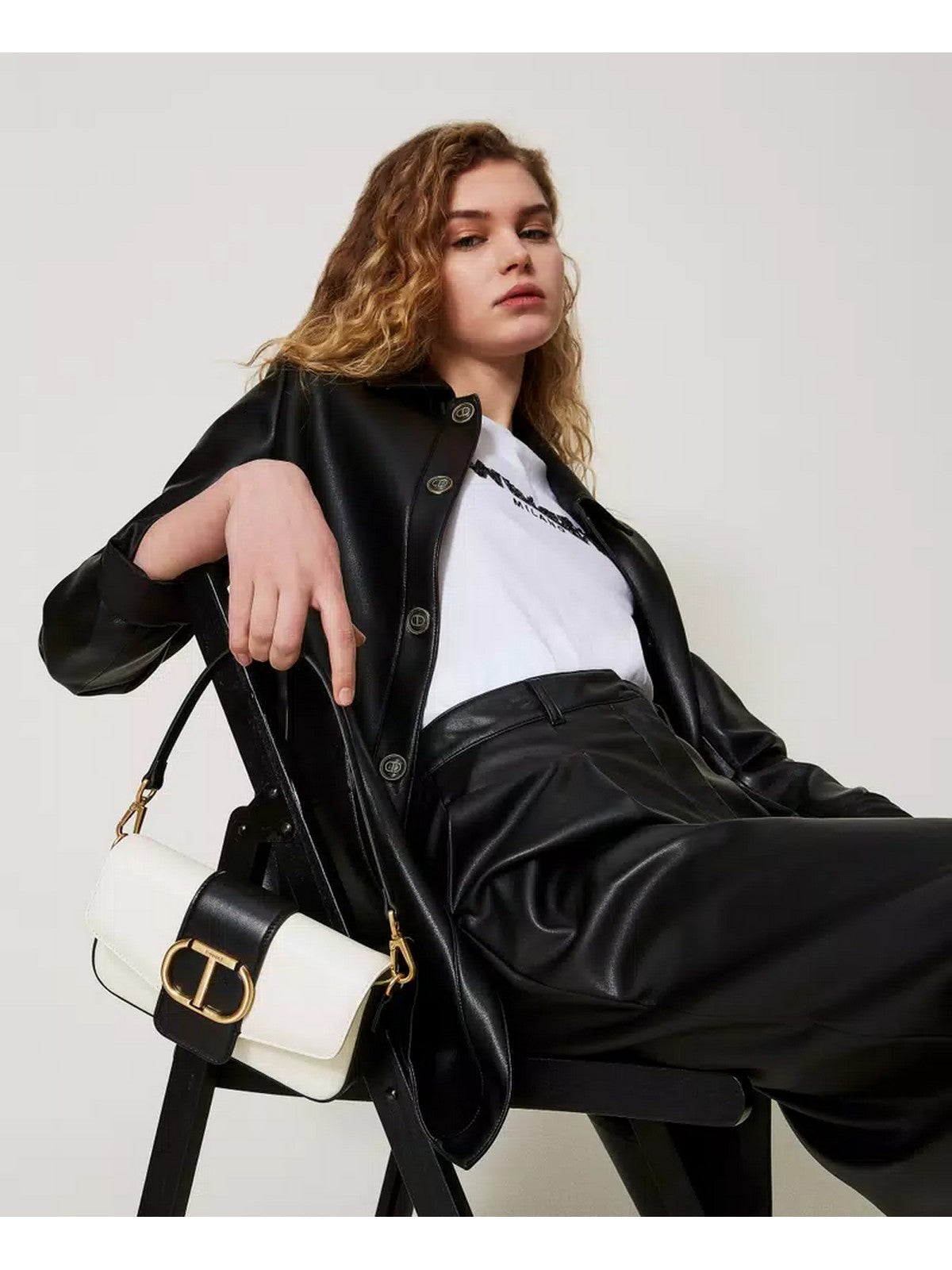 TWINSET Borsa Donna  251TB7091 03261 Bianco gioboutiqueweb