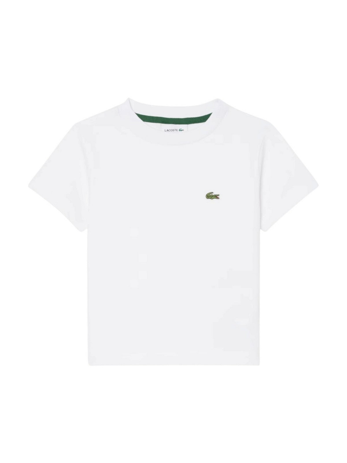 LACOSTE KIDS T-shirt Unisex bambino LCB CORE TEE 847025 W8L Bianco