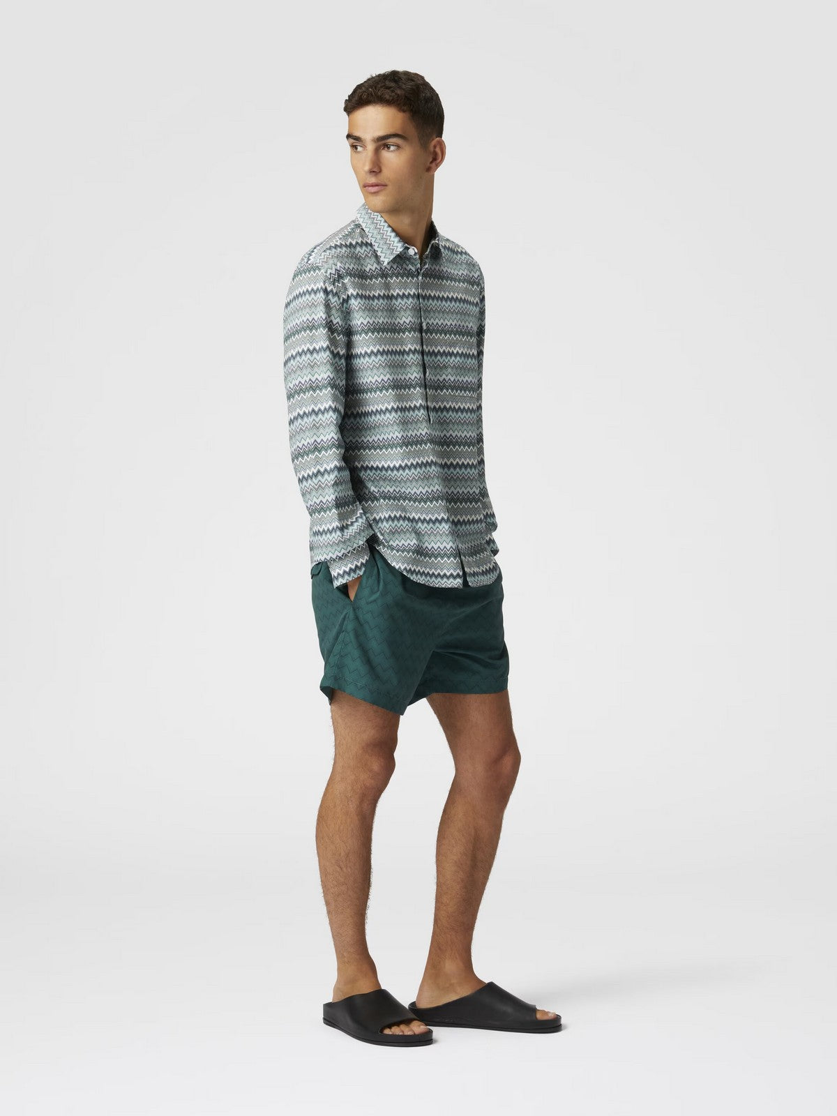 MISSONI Costume da bagno Uomo  US25SP00-BW00VT S6147 Verde gioboutiqueweb